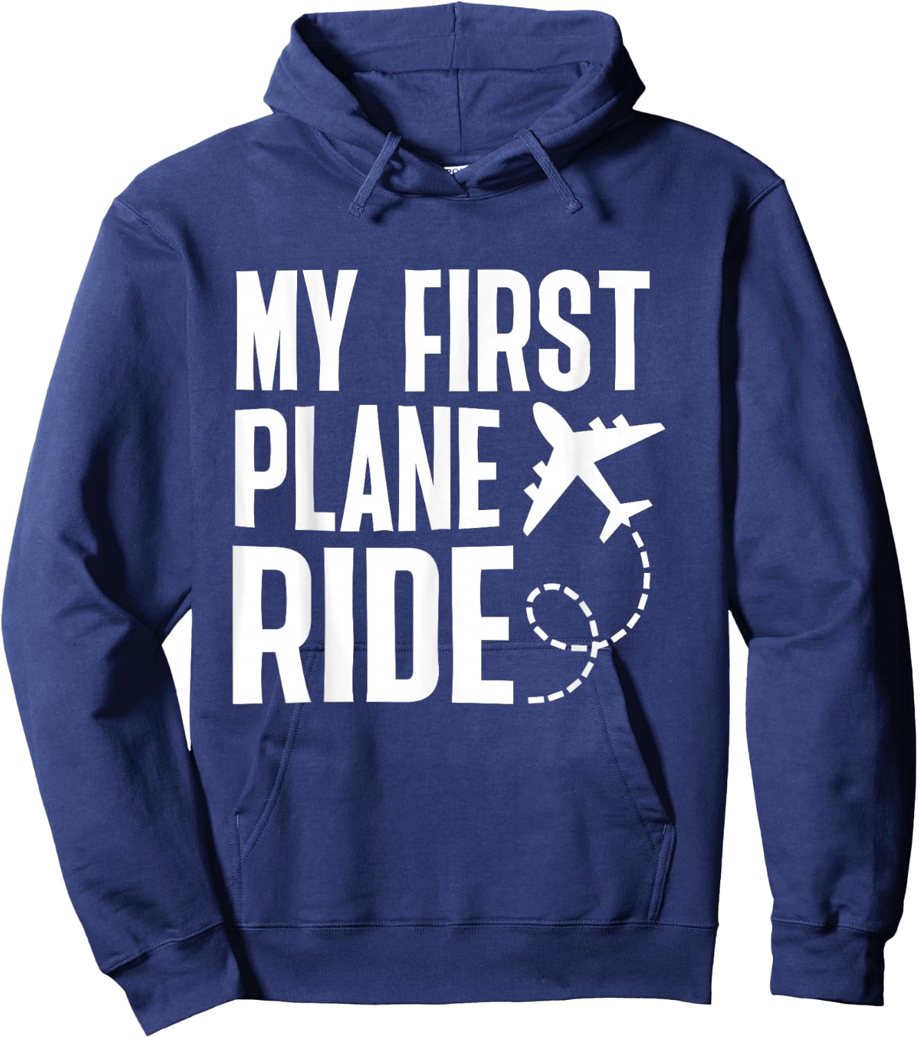 My First Plane Ride My 1st Flight Airplane Hoodie - Hoodie | Navy