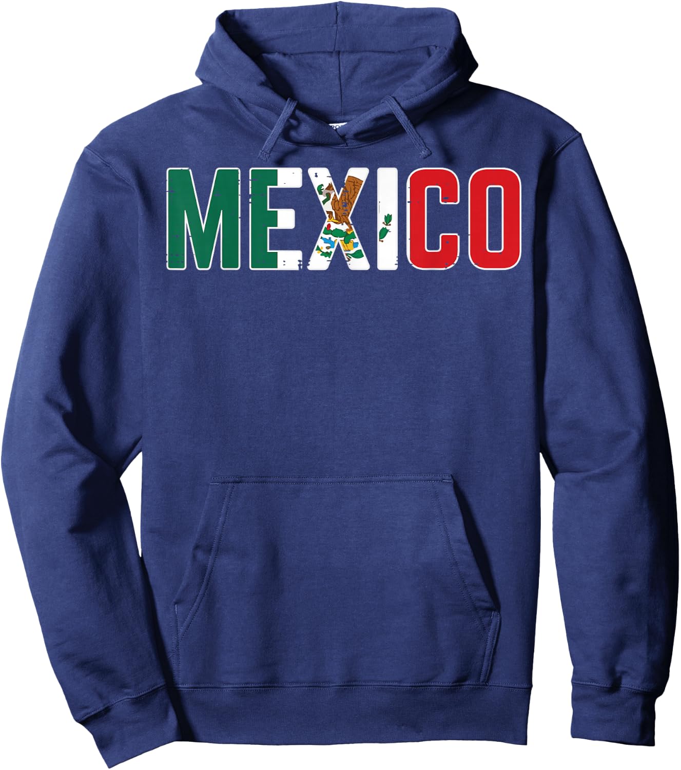 Mexico Mexican Soccer Fan Men Women Boys Girls Kids Hoodie - Hoodie | Navy