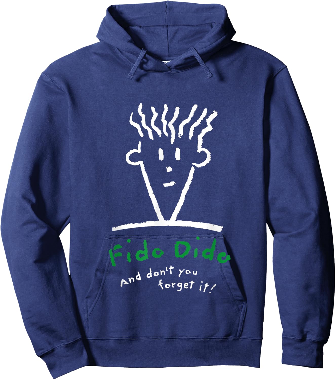 Fido Dido Face Don't You Forget It Hoodie - Hoodie | Navy