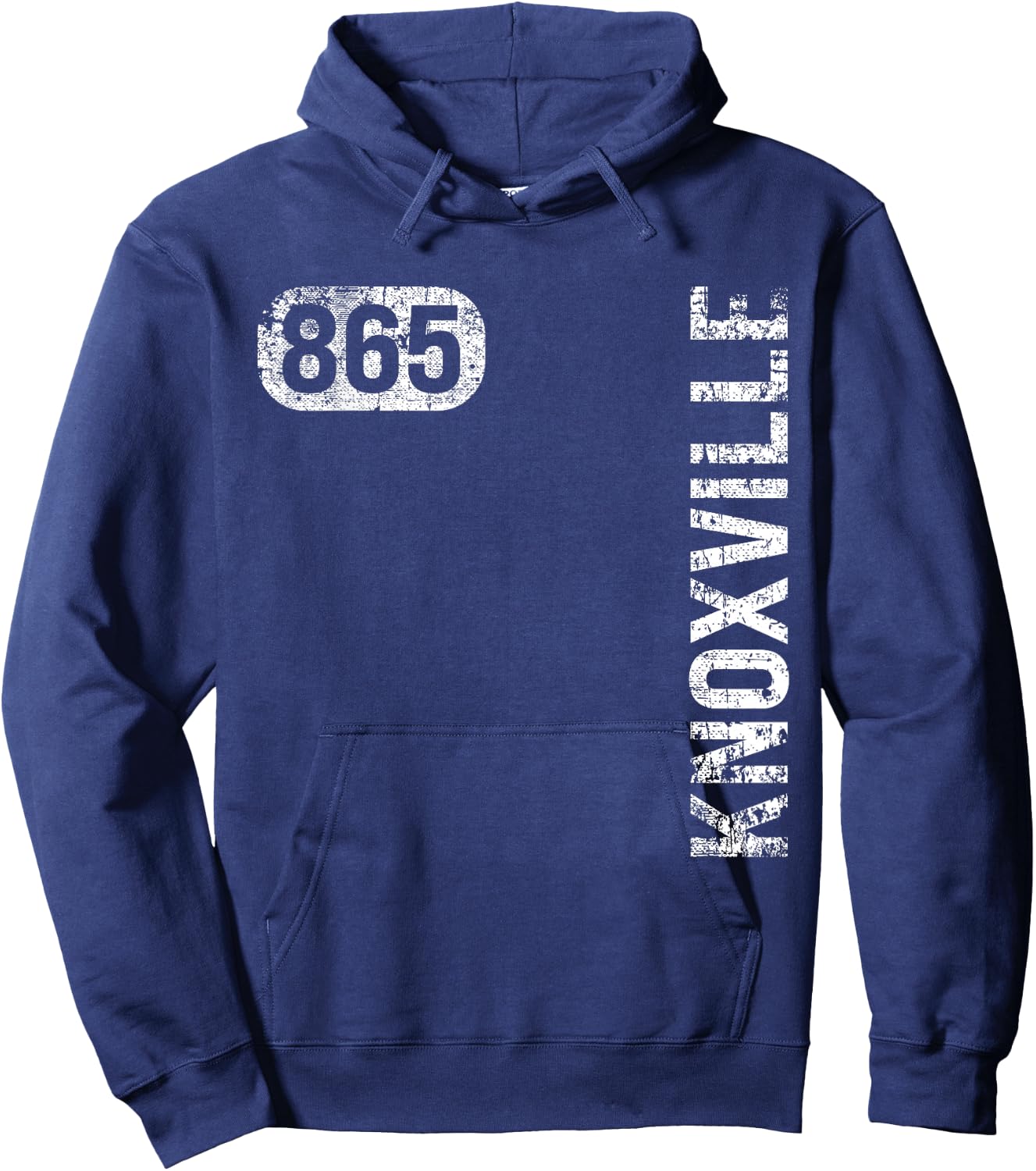 TN Hometown Love Retro Souvenir Apparel Knoxville Tennessee 865 Area Code Vintage Retro Hoodie - Hoodie | Navy