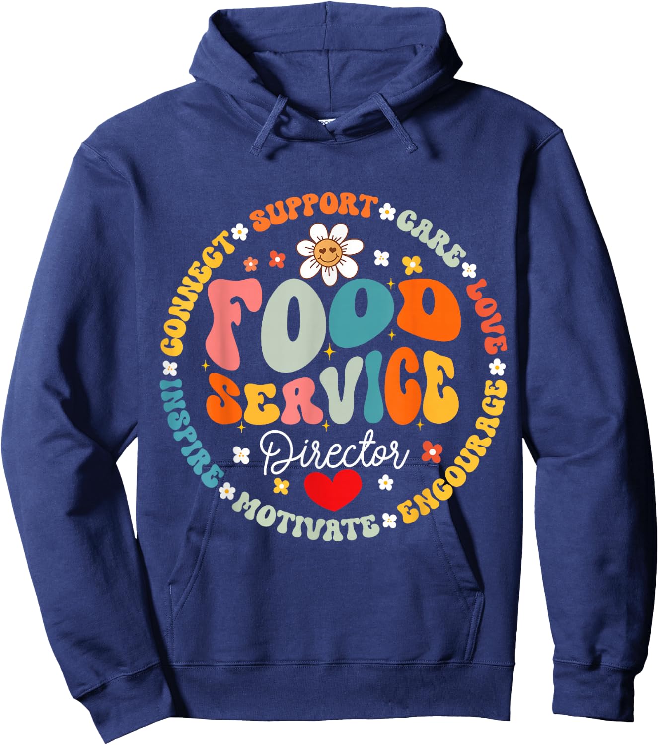 Food Service Director Cafeteria Team Helper School Squad Hoodie - Hoodie | Navy