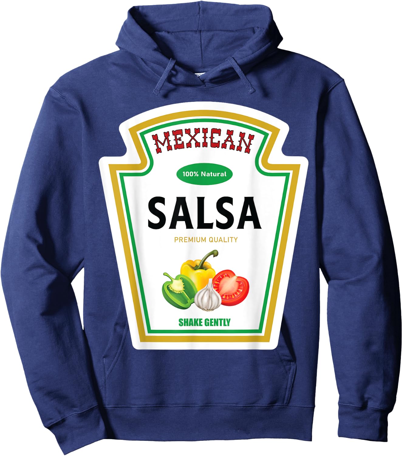 Salsa Mexican Sauce Halloween 2023 Costume Family Ketchup Hoodie - Hoodie | Navy