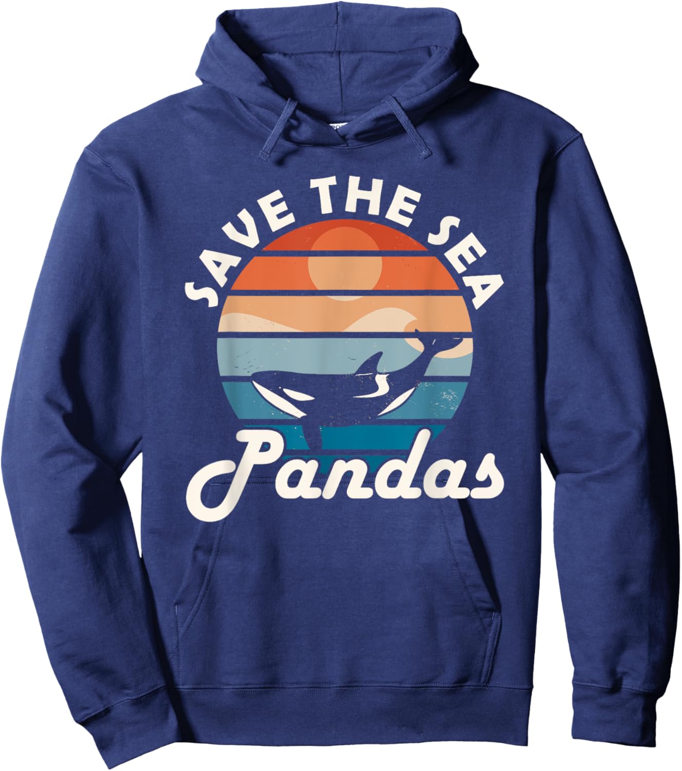 Save the Sea Pandas Marine Biologist Hoodie - Hoodie | Navy