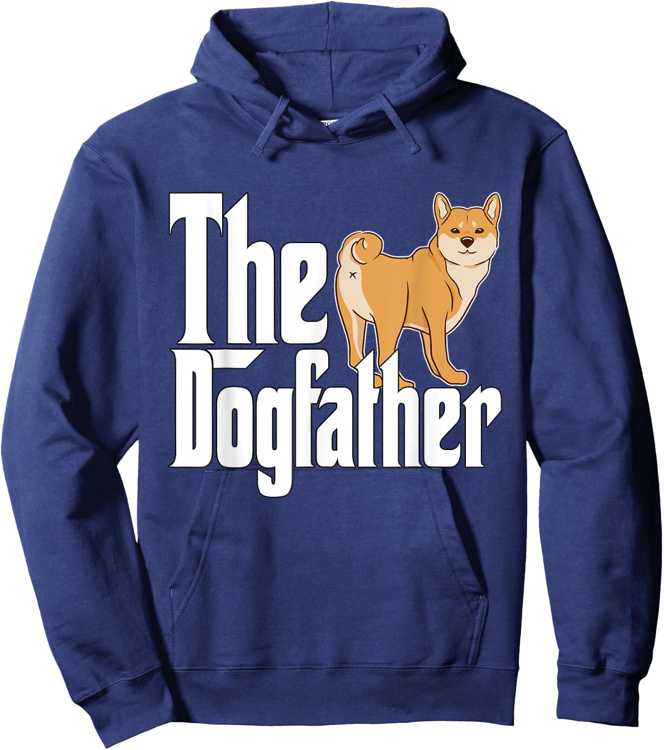 Shiba Inu Dog Dad Dogfather Dogs Daddy Father Women Hoodie - Hoodie | Navy