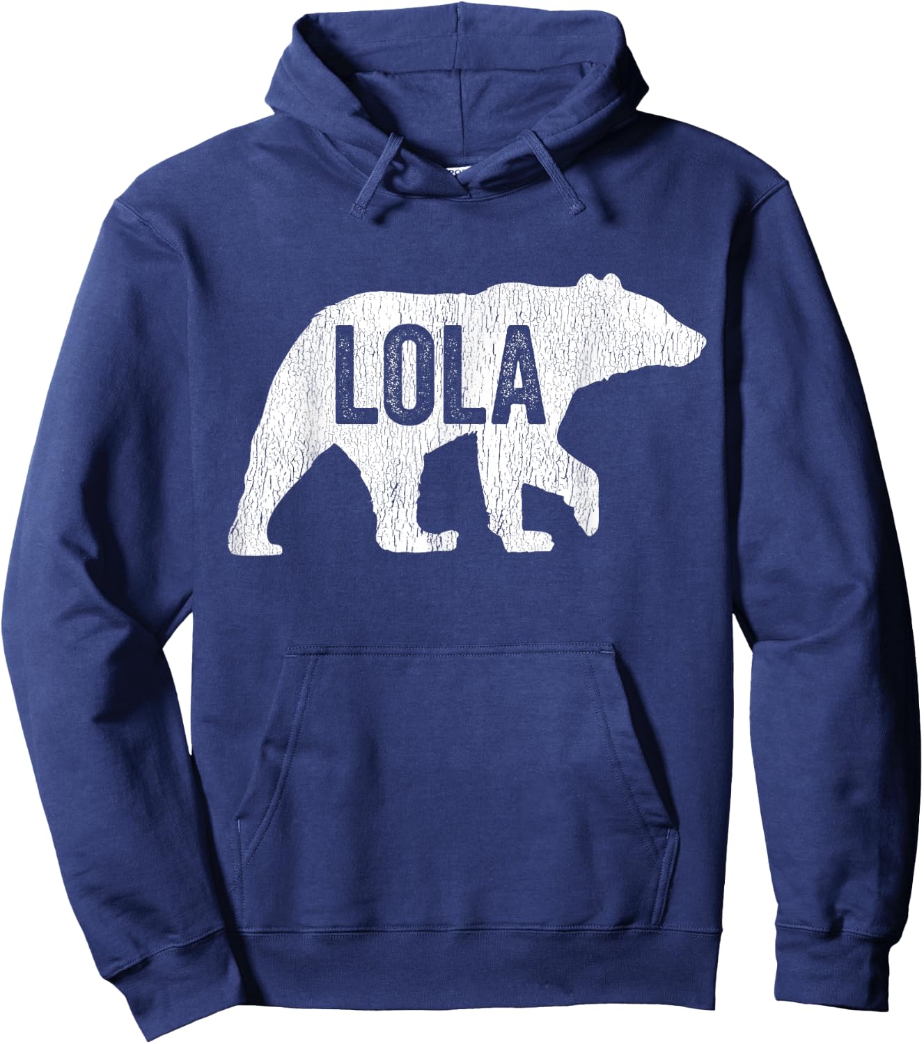 Lola Bear Matching Family Camping Bear Funny Lola Hoodie - Hoodie | Navy