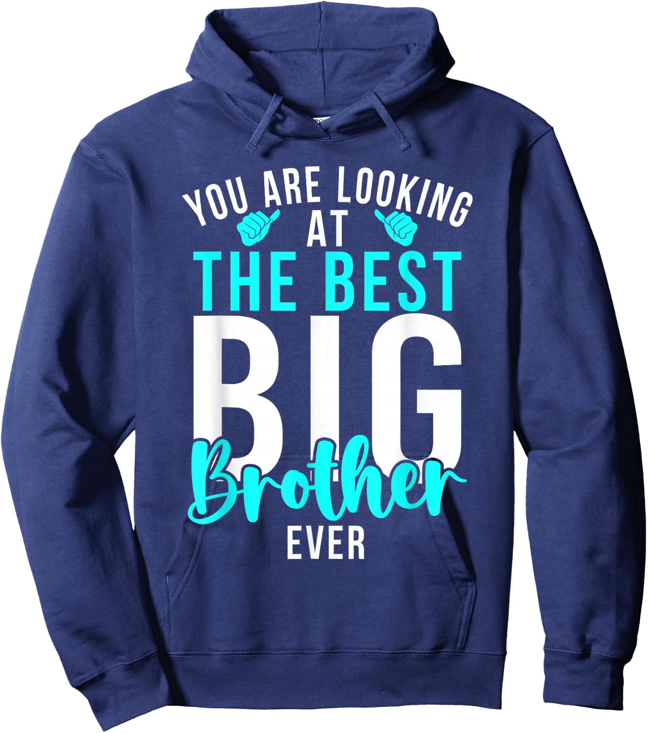 You are Looking at The Best Big Brother Ever Big Brother Hoodie - Hoodie | Navy