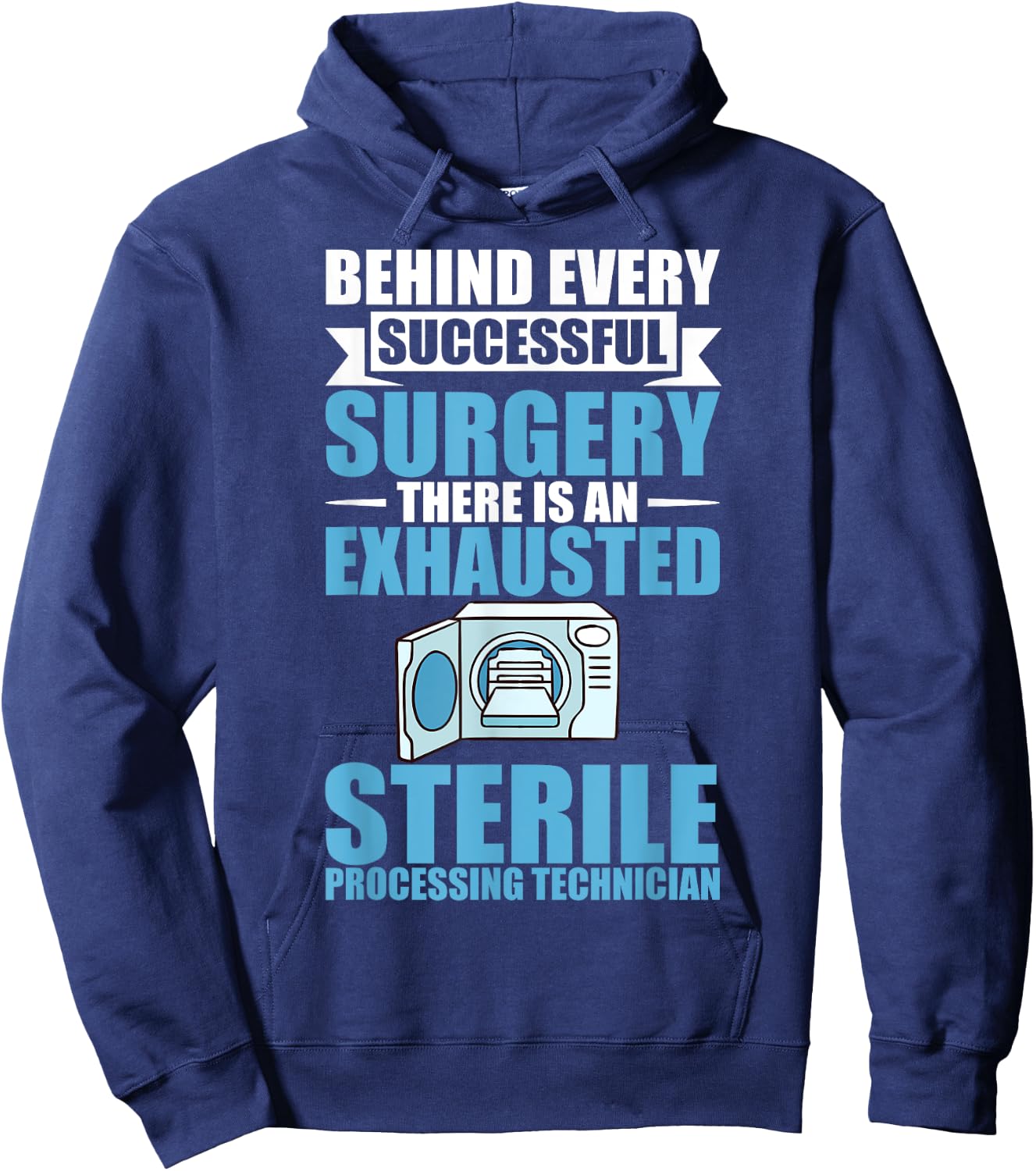 Sterile Processing Technician Instruments Tech Certification Hoodie - Hoodie | Navy
