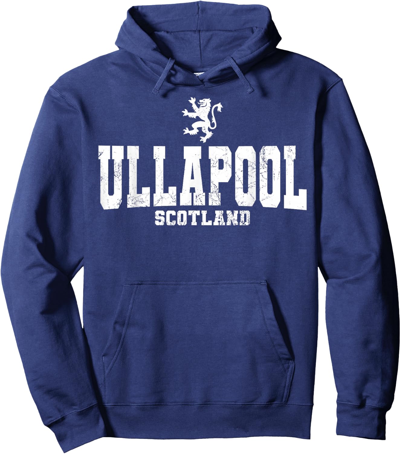 Ullapool Scotland Scottish Flag Lion Rampant Caledonia Hoodie - Hoodie | Navy