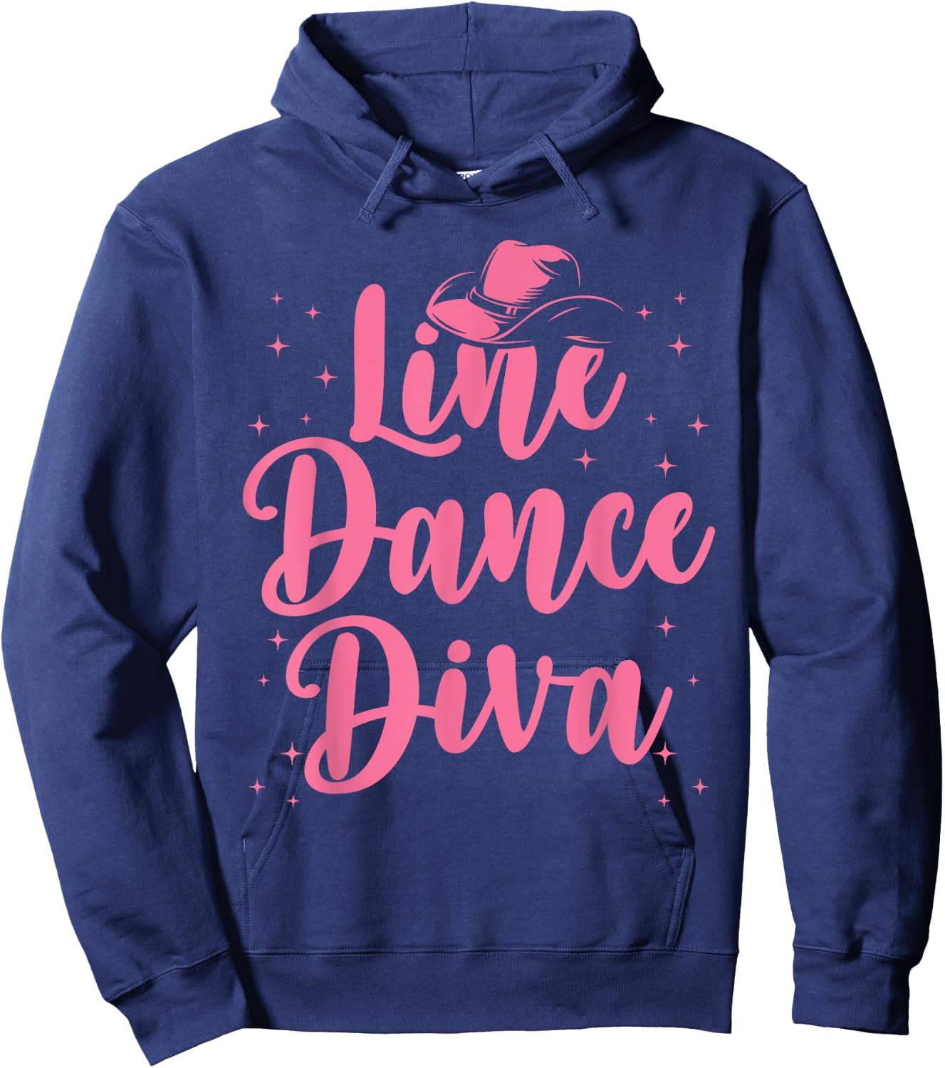 Line Dancing Art Girls Country Western Line Dancer Hoodie - Hoodie | Navy