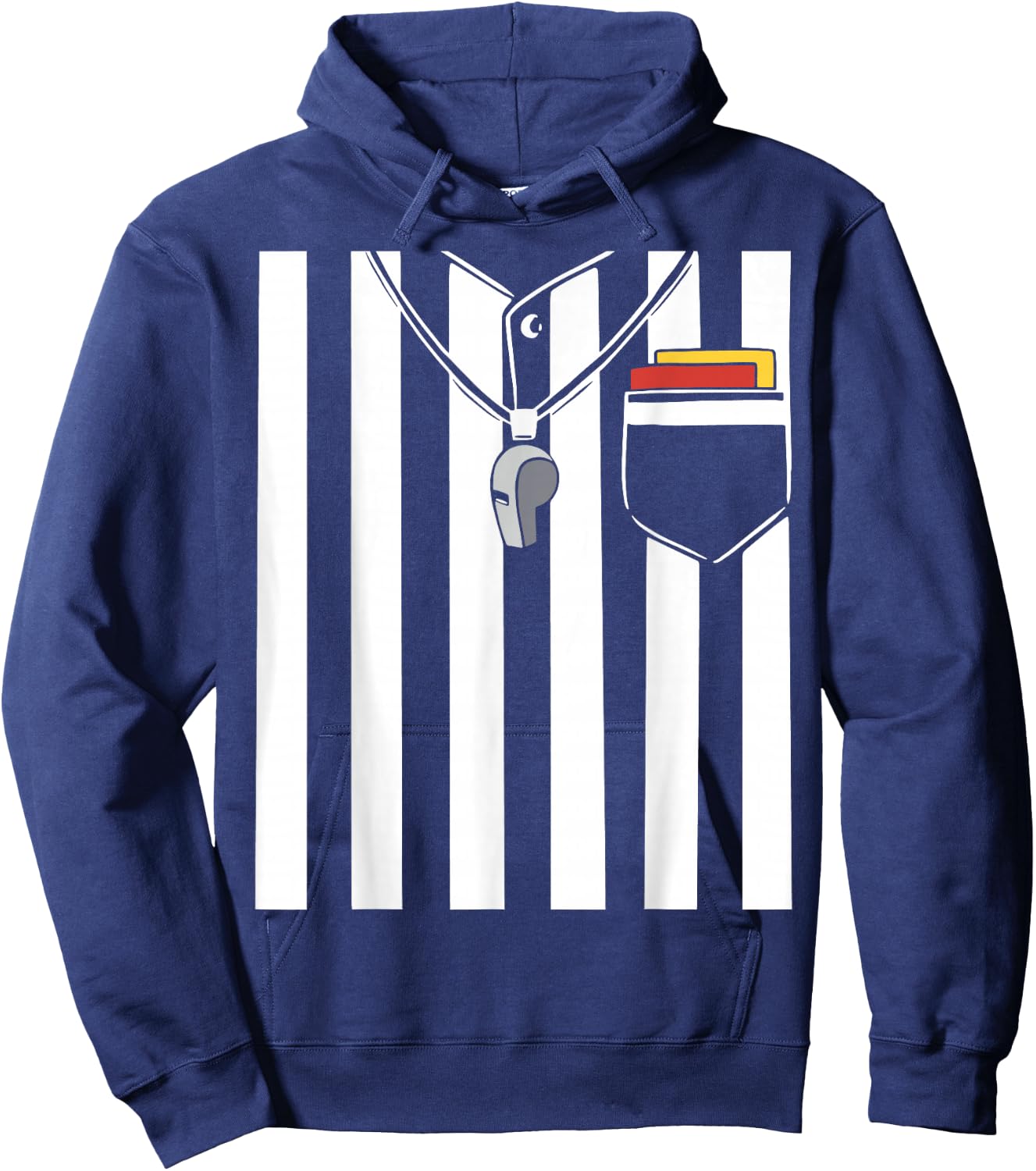 Funny Referee Costume Halloween Costume Funny Referee Hoodie - Hoodie | Navy