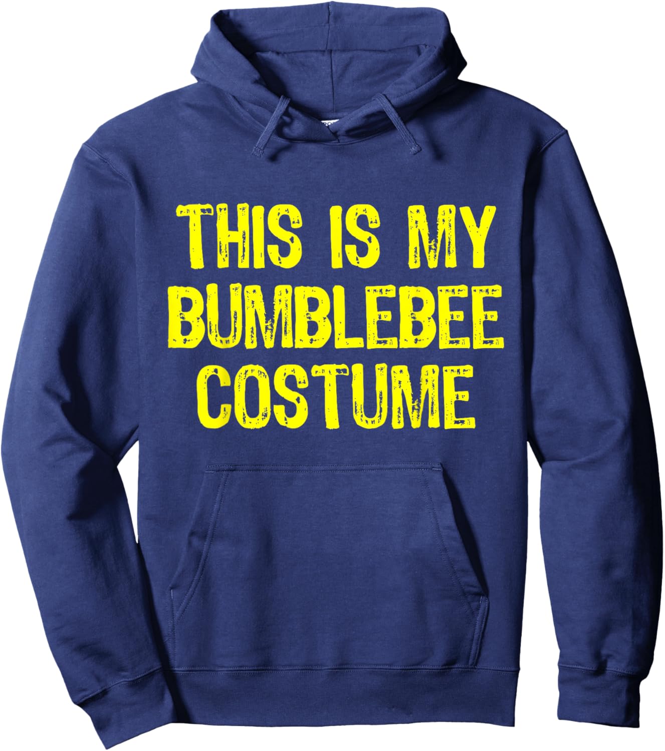 This Is My Bumblebee Costume Halloween Simple Bumble-Bee Hoodie - Hoodie | Navy