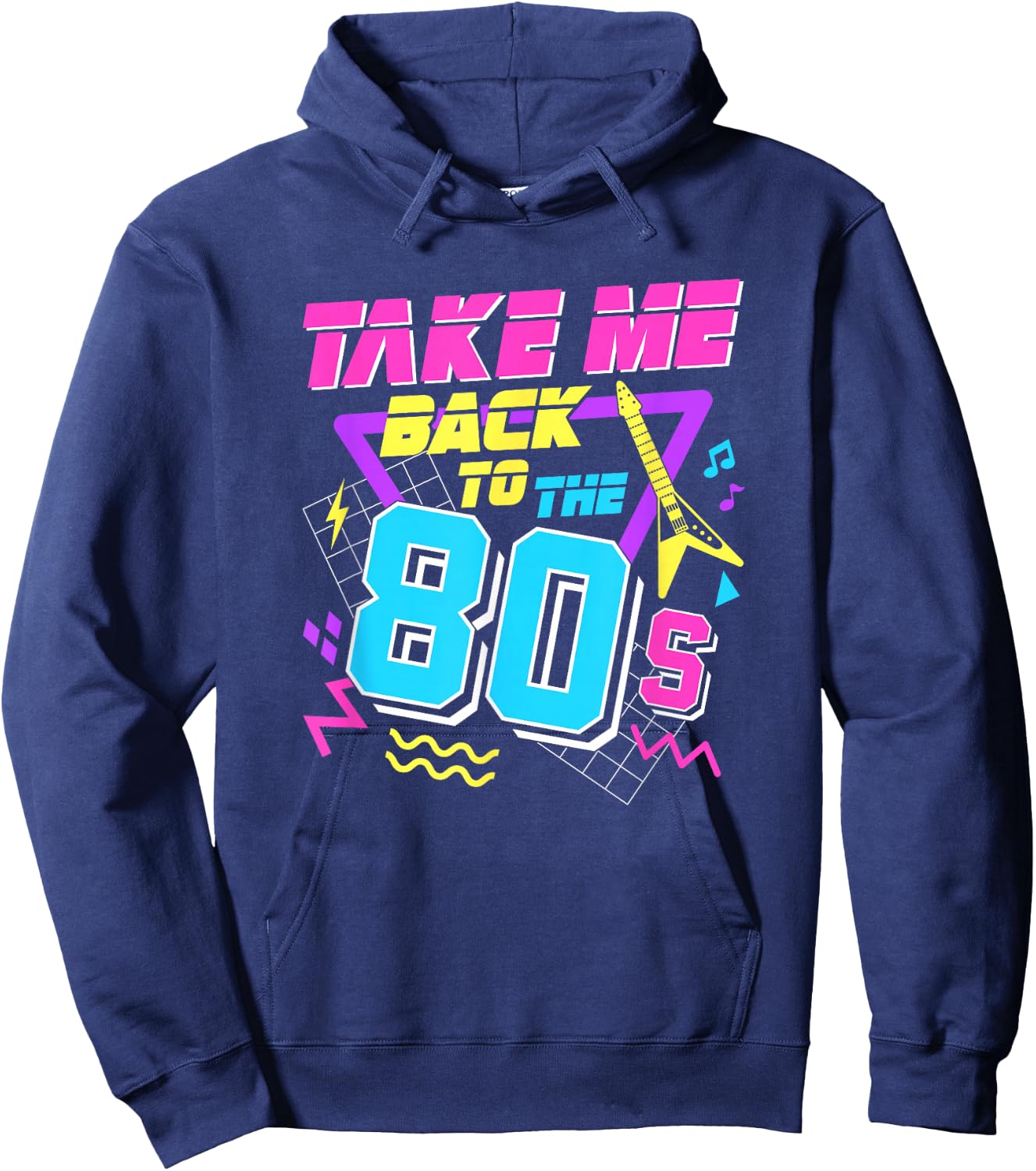 Take Me Back To The 80s Hoodie - Hoodie | Navy