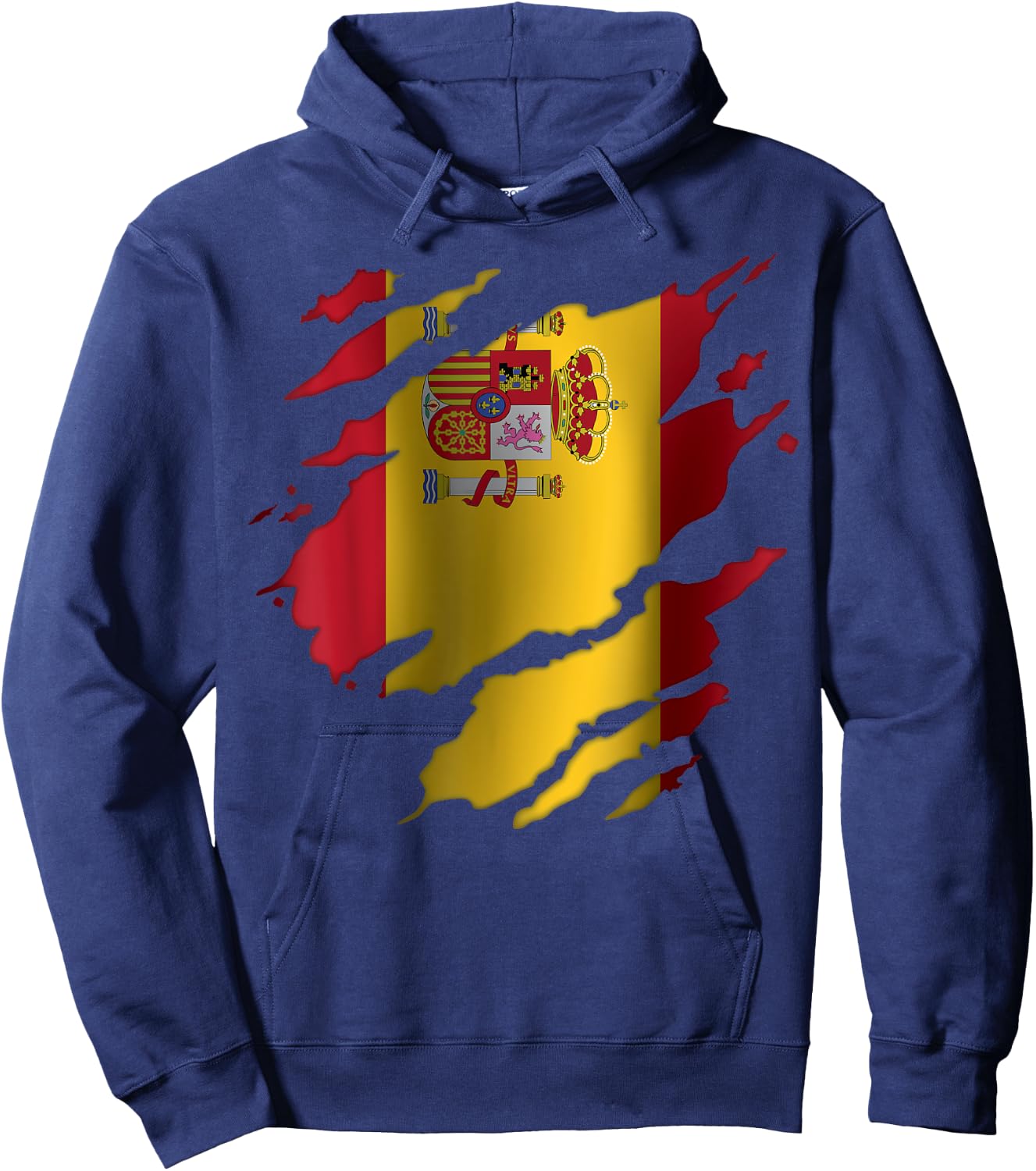 Spain Spanish Flag Heritage Hoodie - Hoodie | Navy