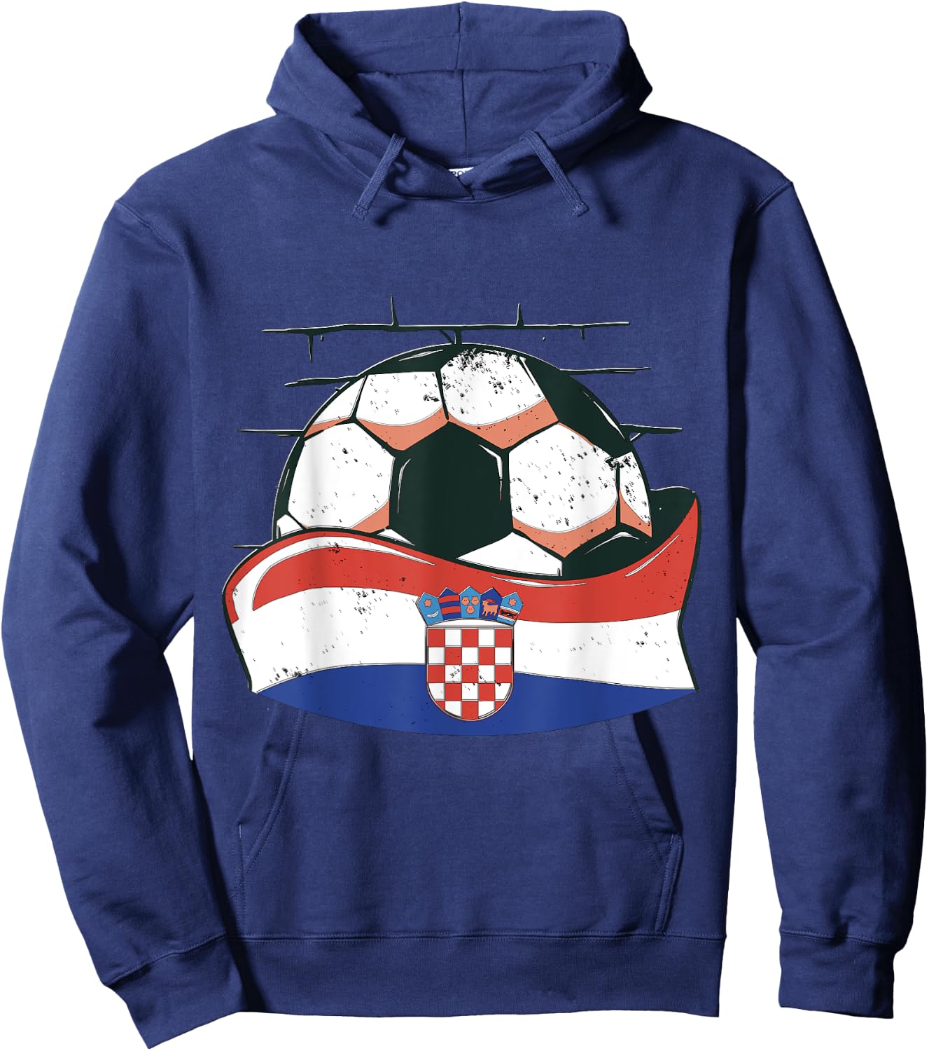 Croatia Soccer Team, Croatia Football National Country Hoodie - Hoodie | Navy