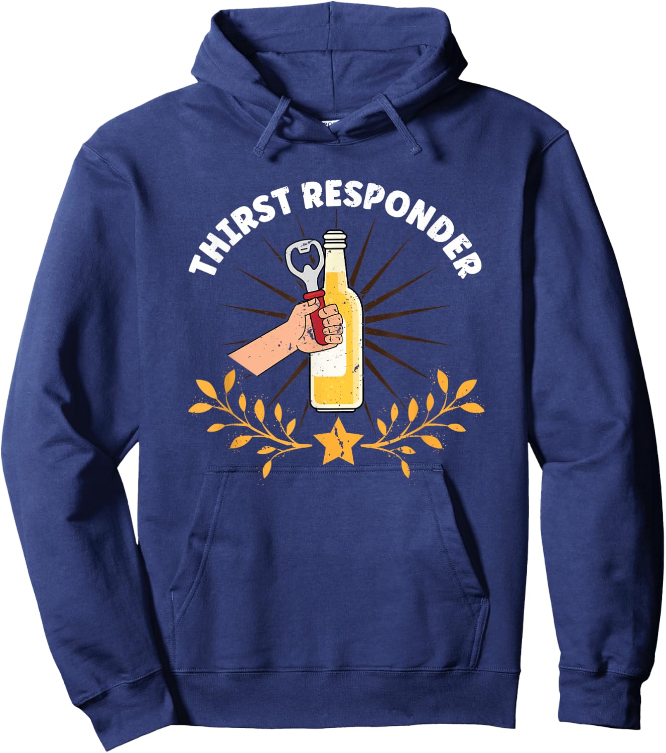 Funny Thirst Response Responder Bartender Mixologists Hoodie - Hoodie | Navy