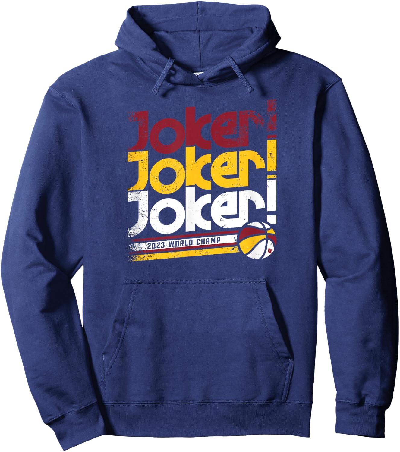 Joker Champ - Denver Basketball Hoodie - Hoodie | Navy