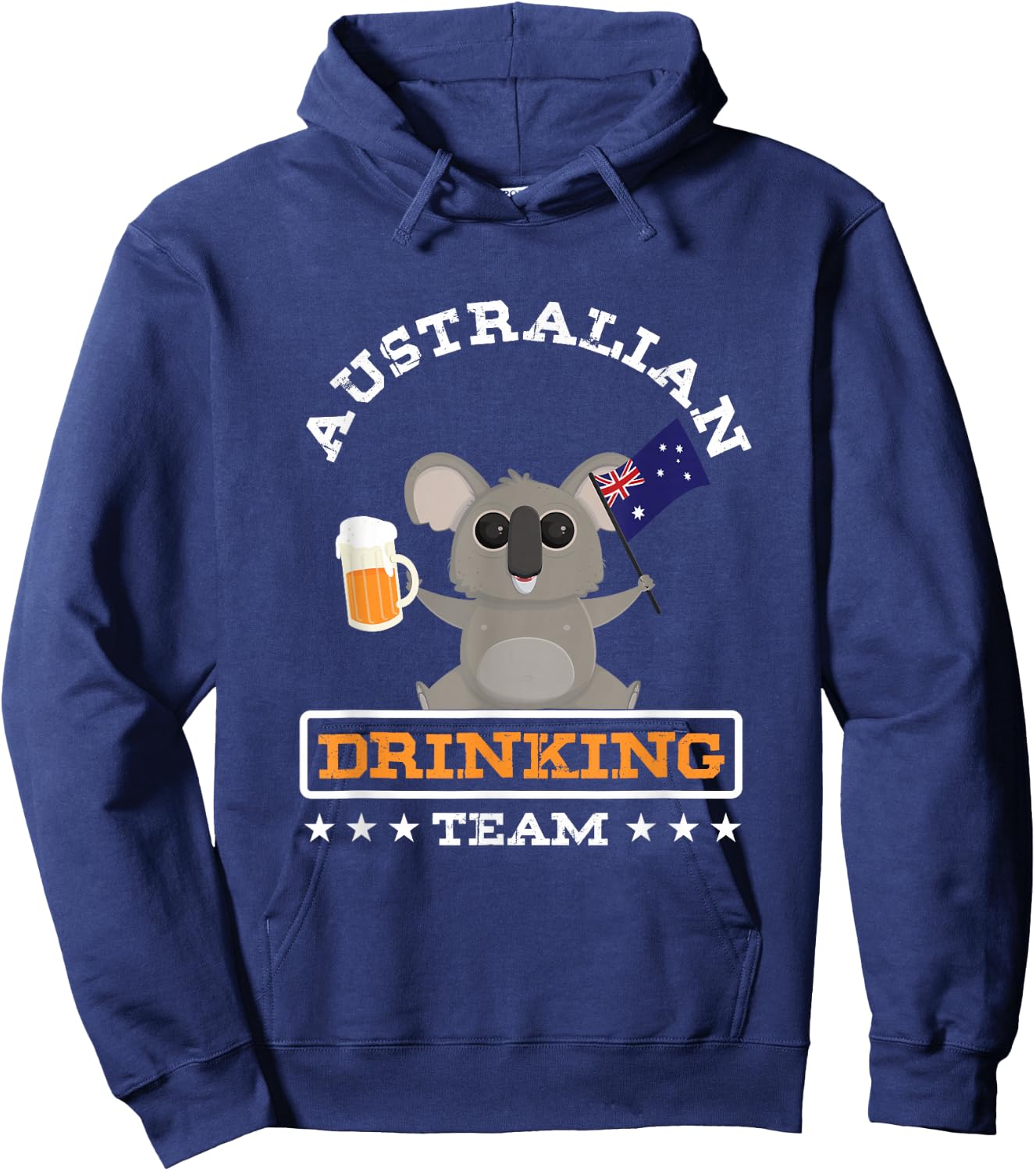 Australia Koala Animal Drinking Holiday Drink Alcohol Hoodie - Hoodie | Navy