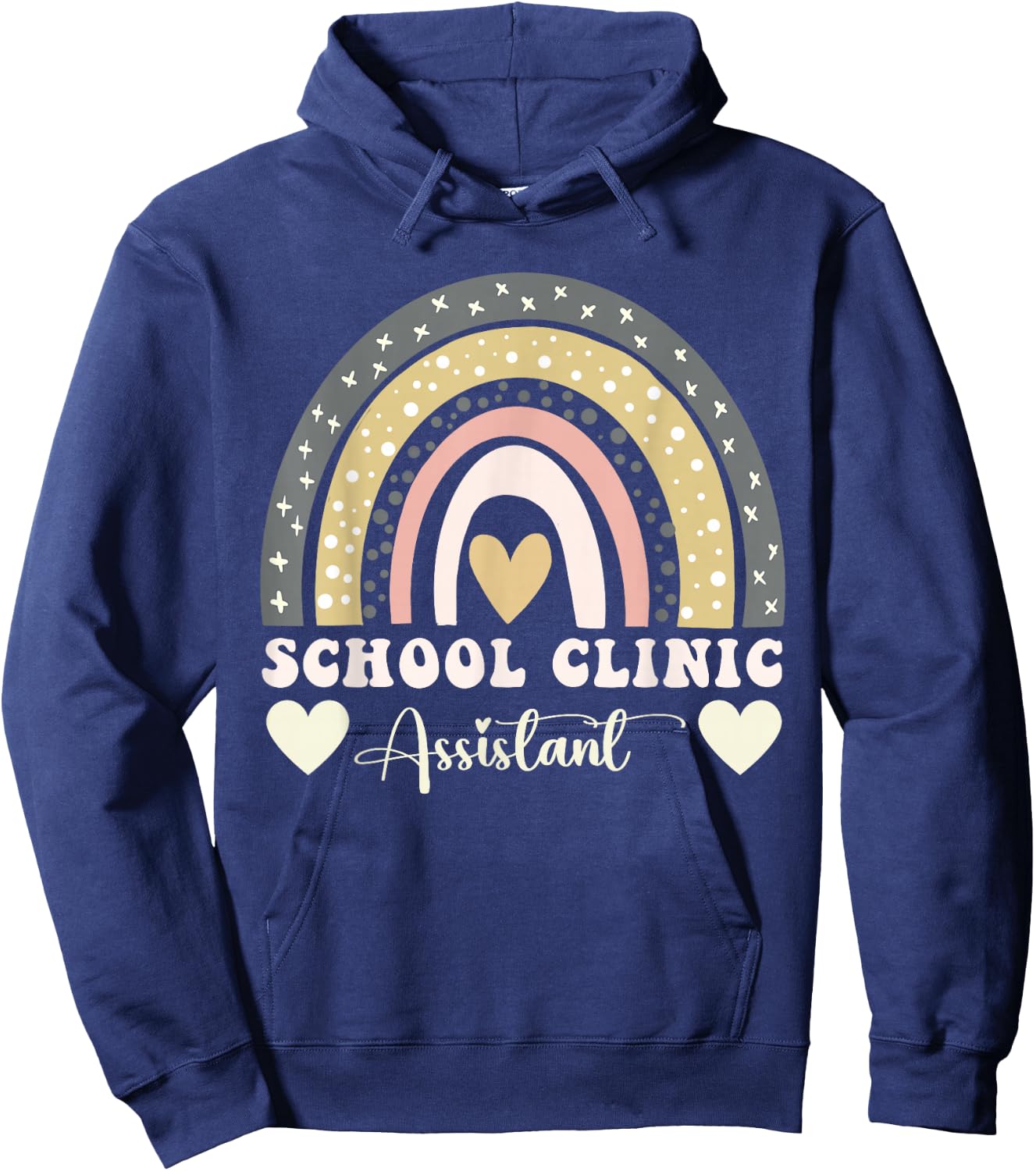 School Nurse Appreciation Week School Clinic Assistant Hoodie - Hoodie | Navy