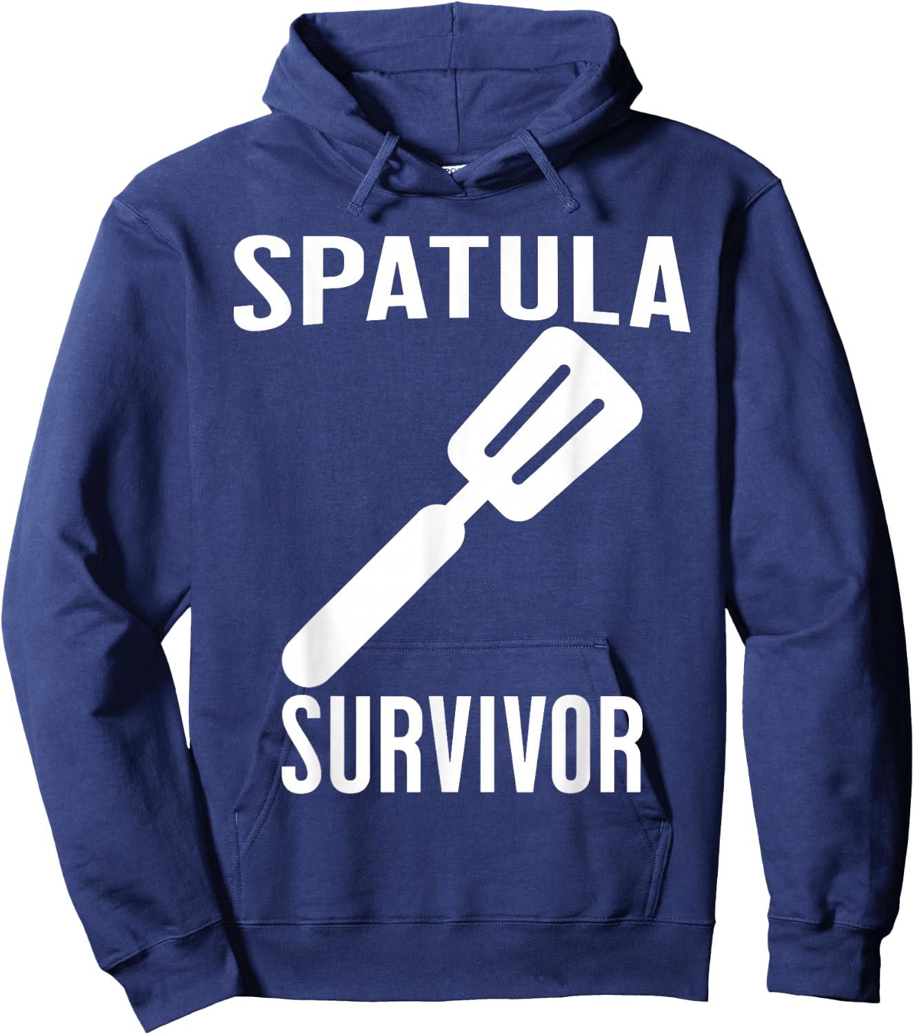 SPATULA SURVIVOR Funny Mother Family Retro Childhood Hoodie - Hoodie | Navy