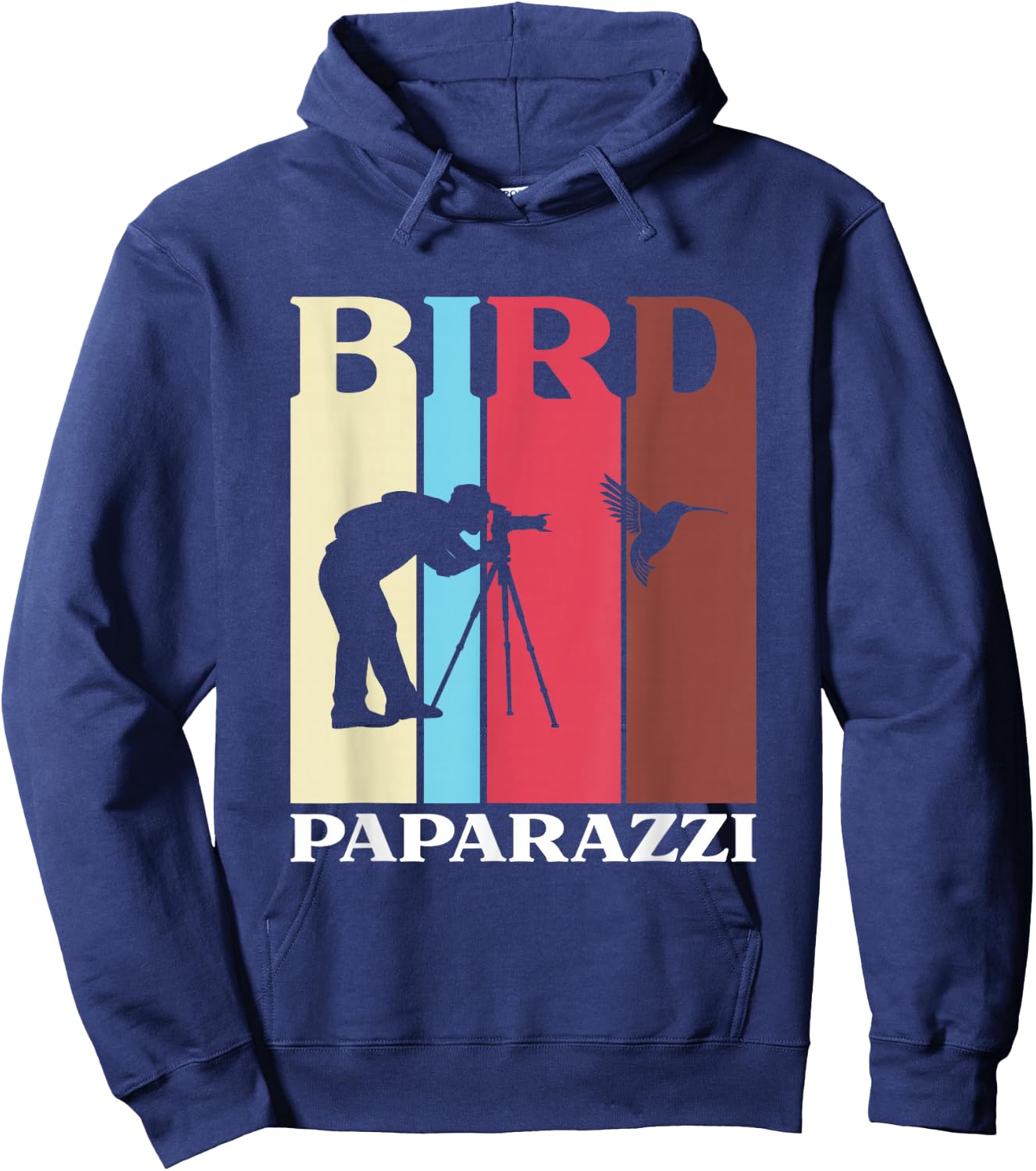 Bird Paparazzi | Bird Photographer | Bird Watcher Hoodie - Hoodie | Navy