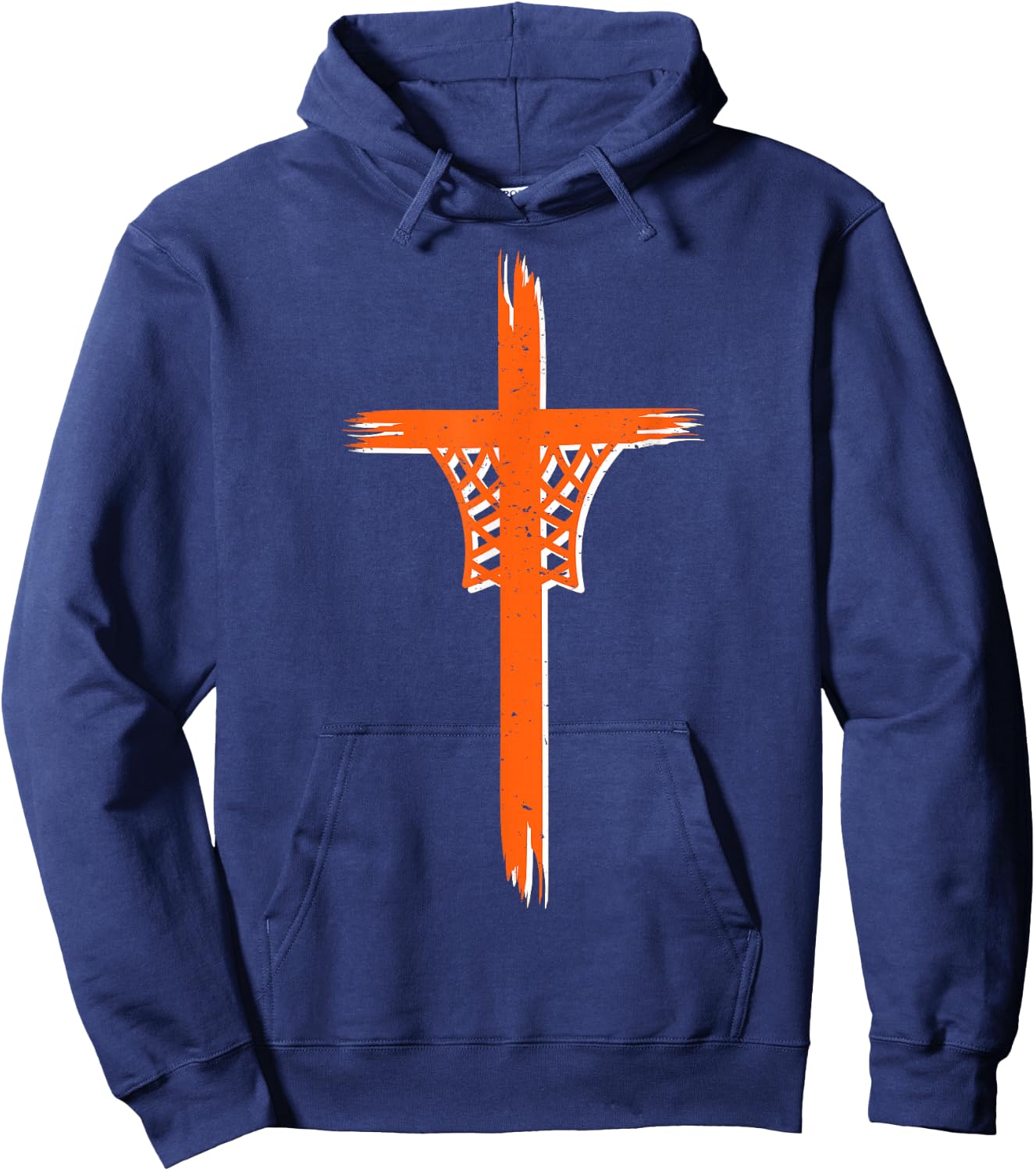 Christian Religious Basketball Players Christian Basketball Jesus Christ Basketball Religious Funny Hoodie - Hoodie | Navy