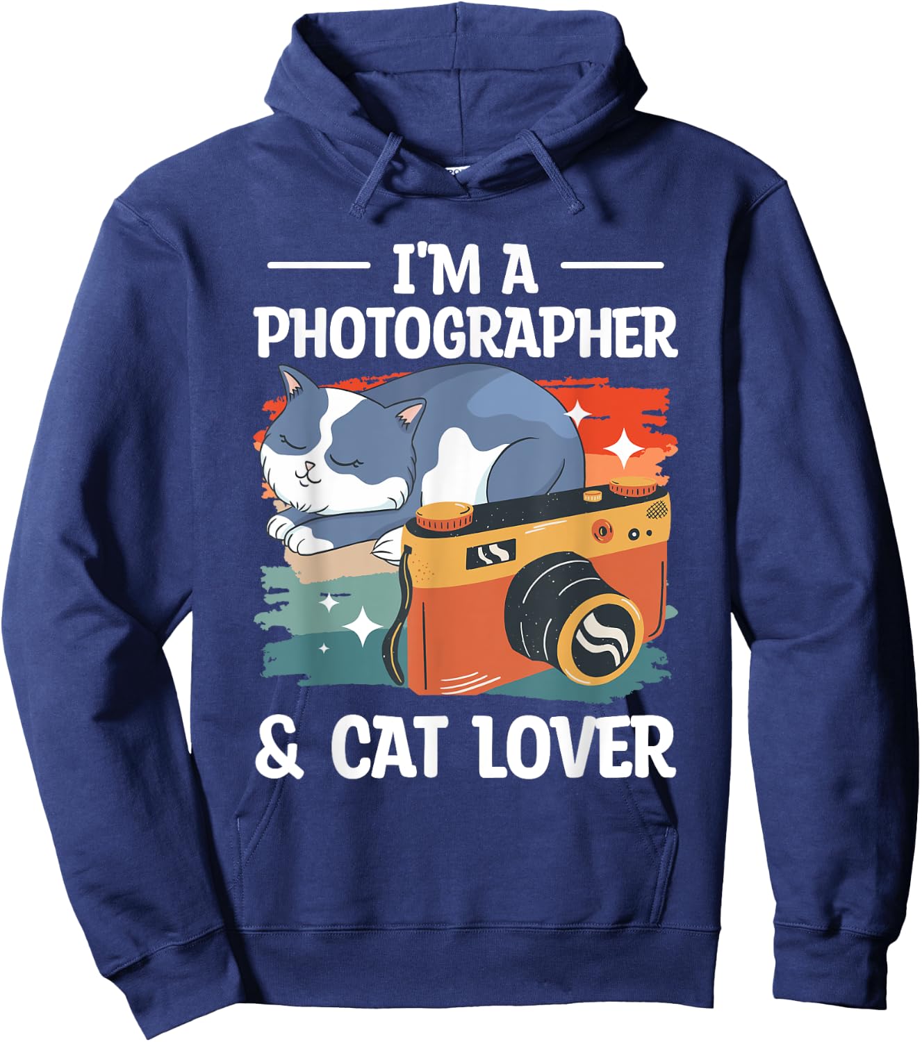 I'm A Photographer & Cat Lover Photography Photographers Women Hoodie - Hoodie | Navy