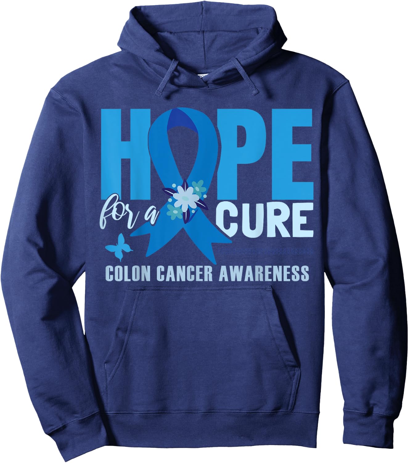 Colon Cancer Awareness Hoodie - Hoodie | Navy