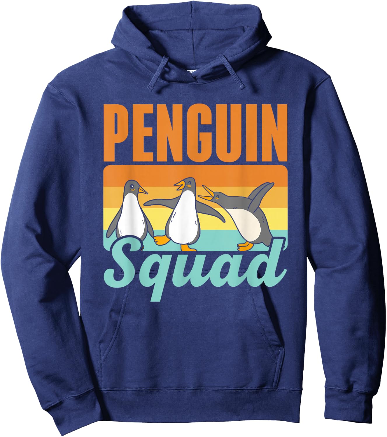 Penguin Team Animal Lover Penguins Cute Penguin Hoodie - Hoodie | Navy