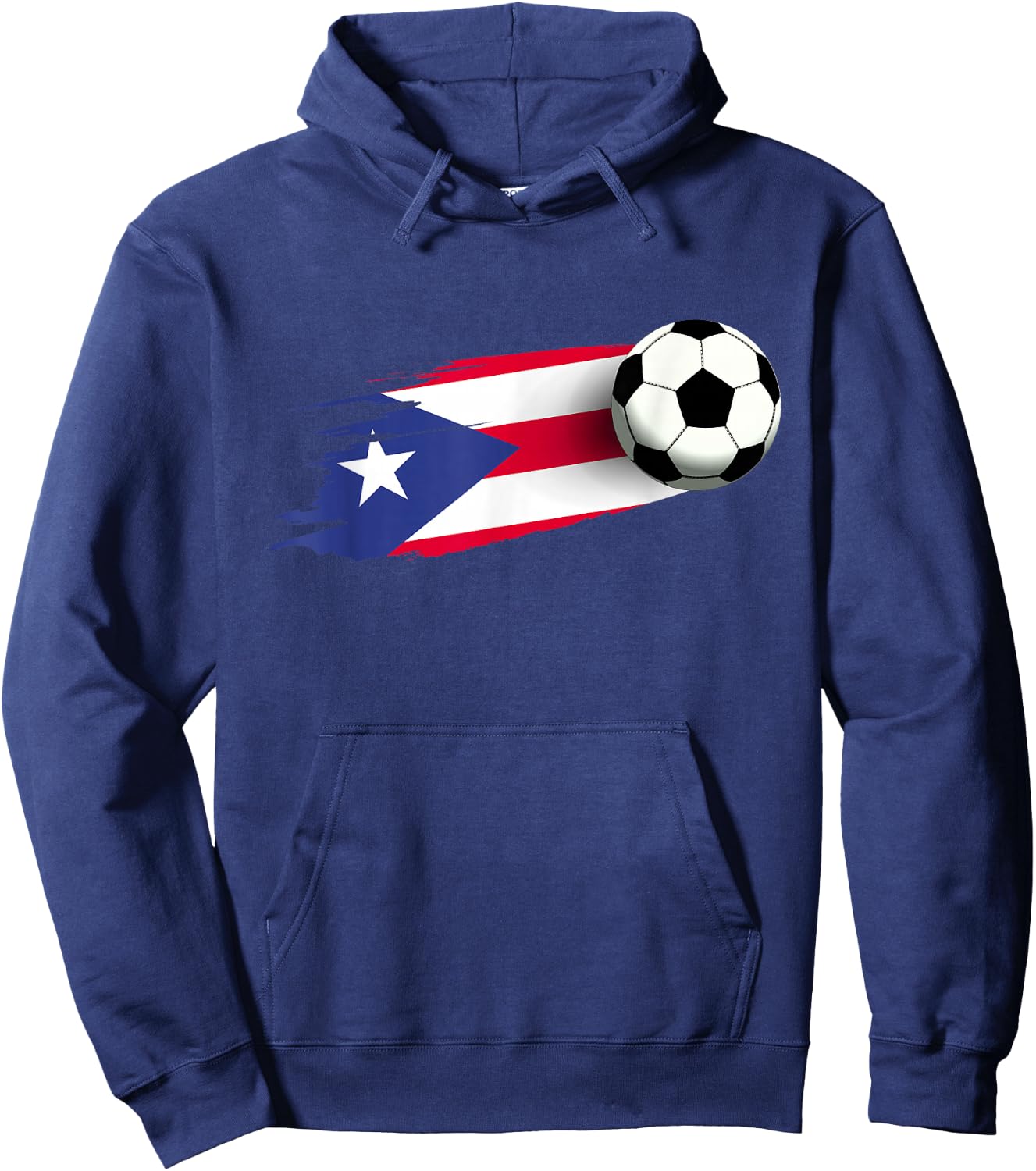 Puerto Rico Flag Jersey Puerto Rico Soccer Team Puerto Rico Hoodie - Hoodie | Navy