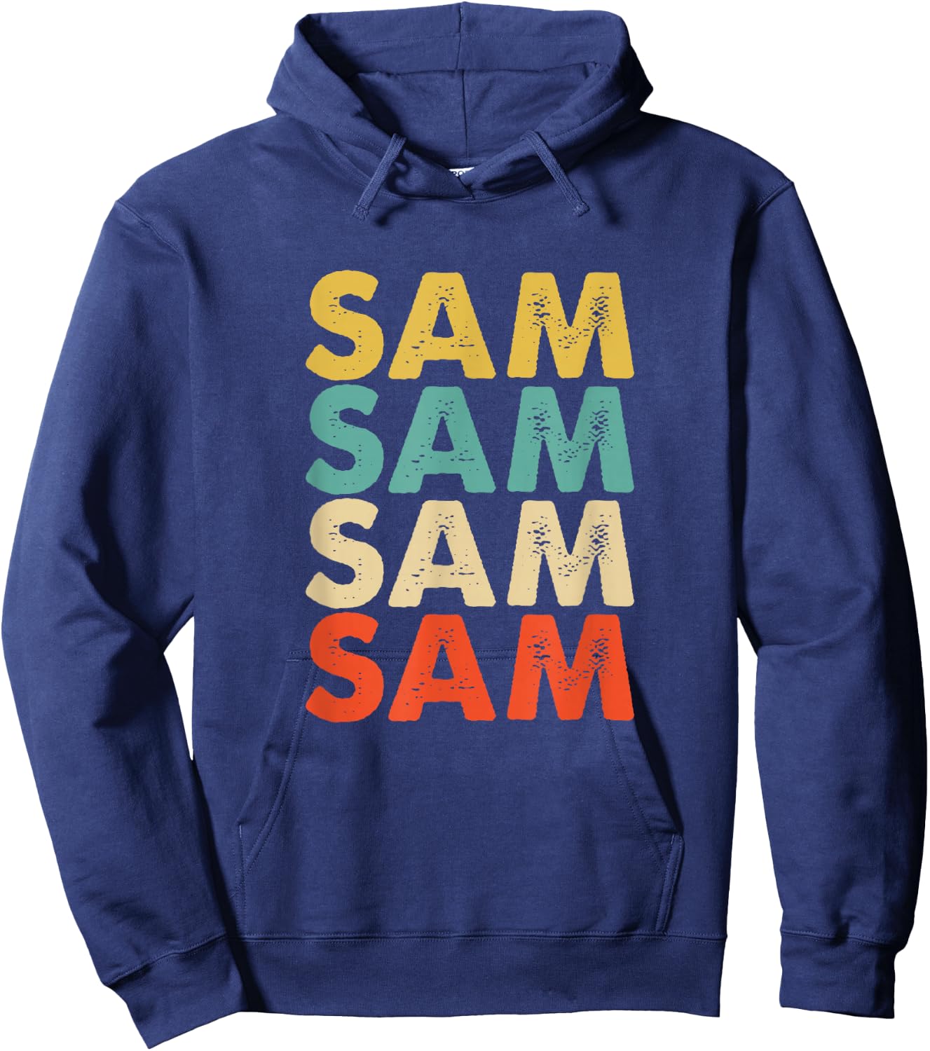 Sam Name Hoodie - Hoodie | Navy