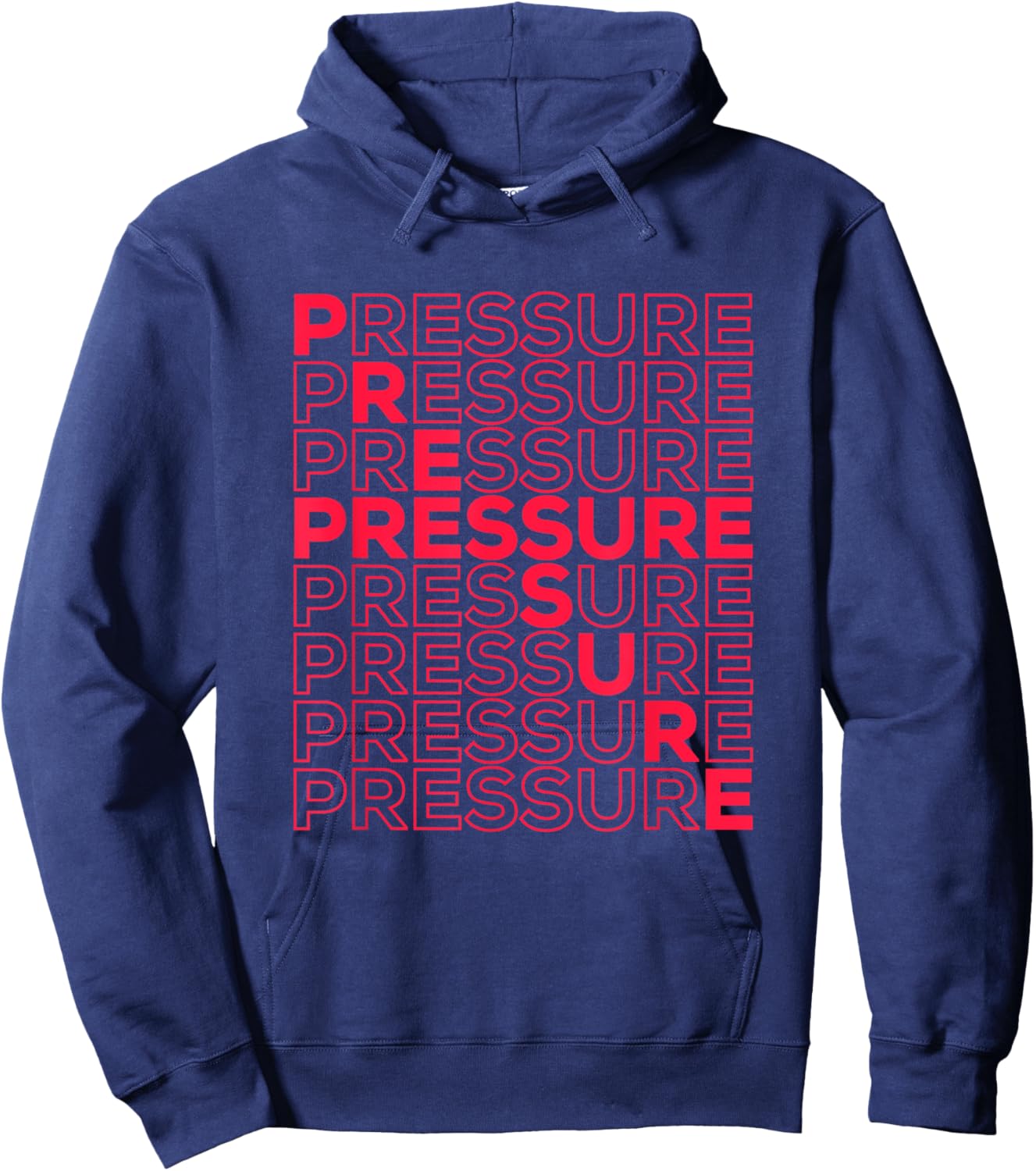 Concrete And Luxury Pressure Infrared Hoodie - Hoodie | Navy
