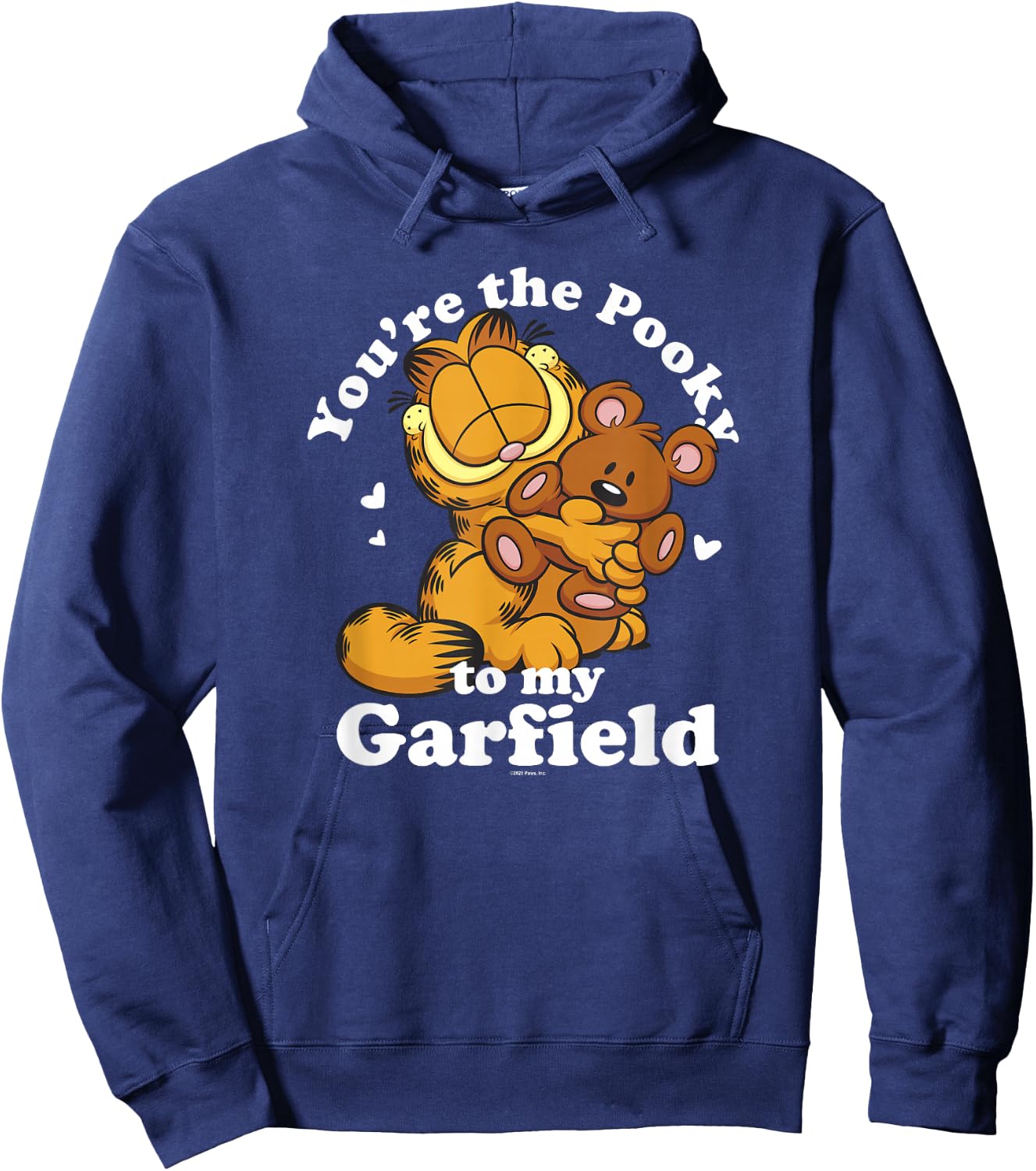 Garfield Valentine's Day You're The Pooky to My Garfield Hoodie - Hoodie | Navy