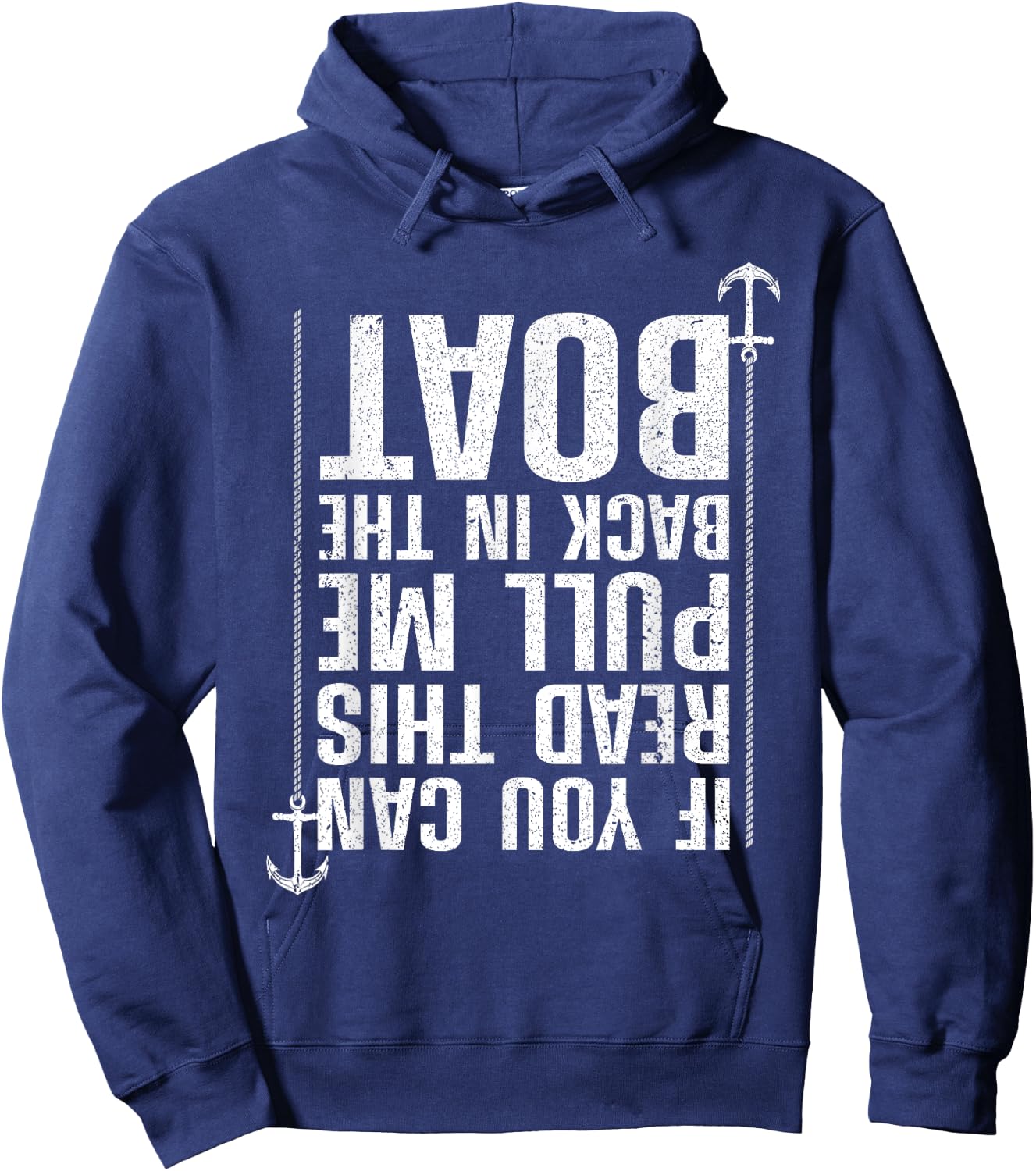 Funny Boating Design Women Boating Boater Boat Owner Hoodie - Hoodie | Navy