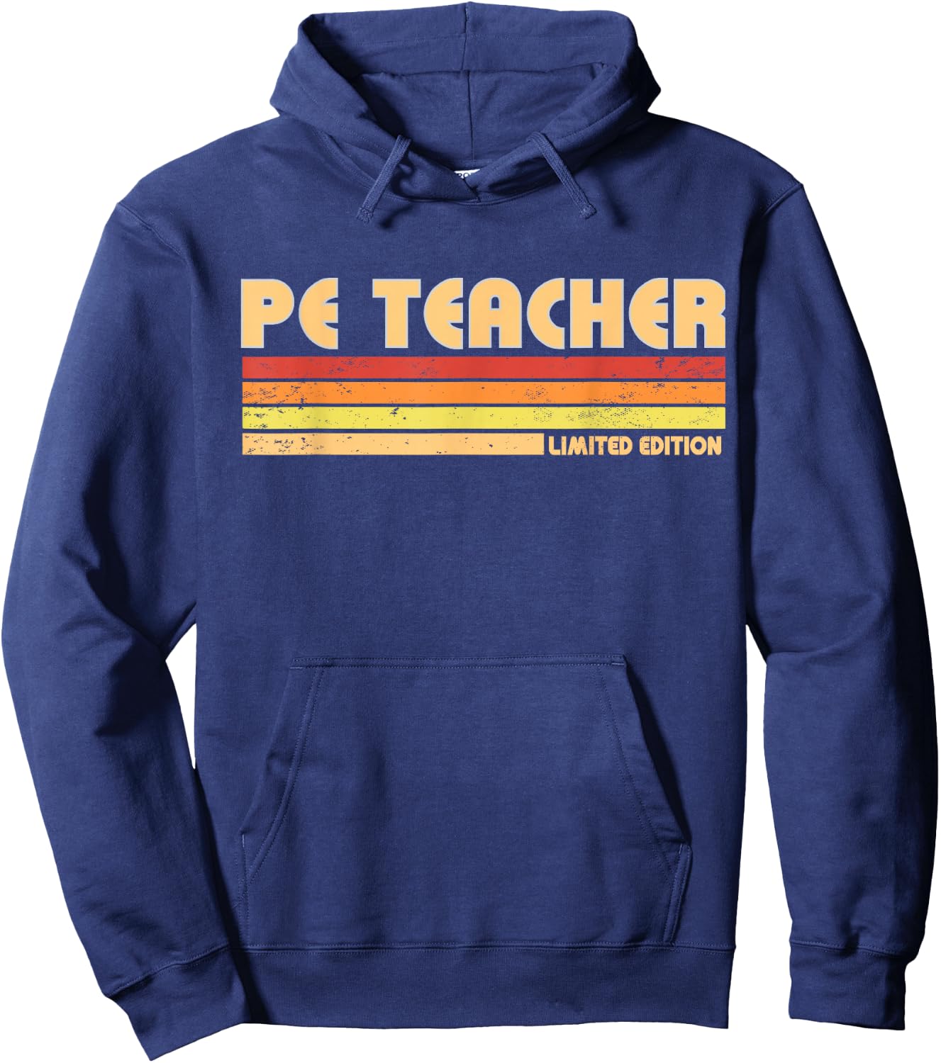 PE TEACHER Funny Personalized Title Profession Birthday Idea Hoodie - Hoodie | Navy