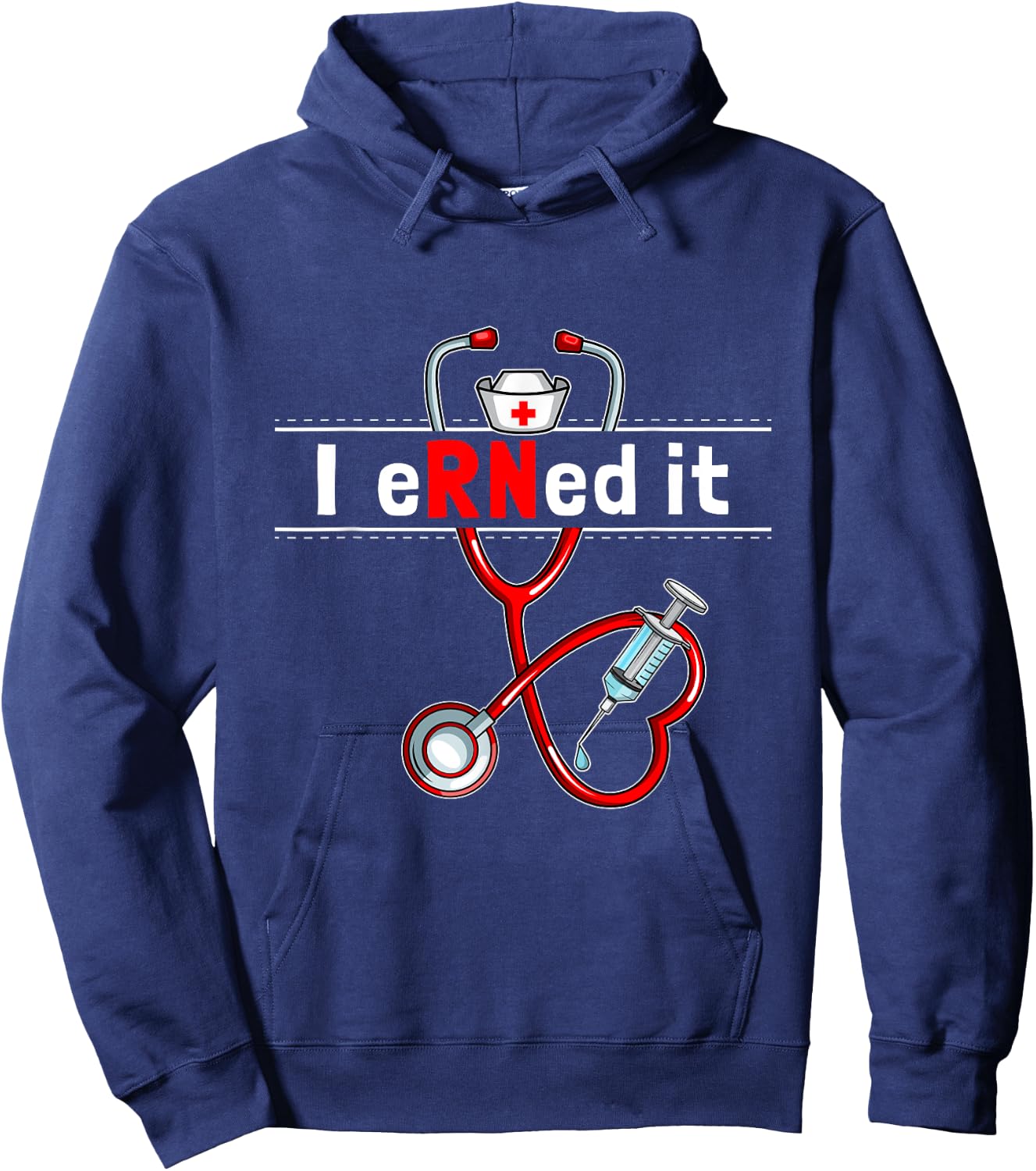 Earned It Hoodie - Hoodie | Navy
