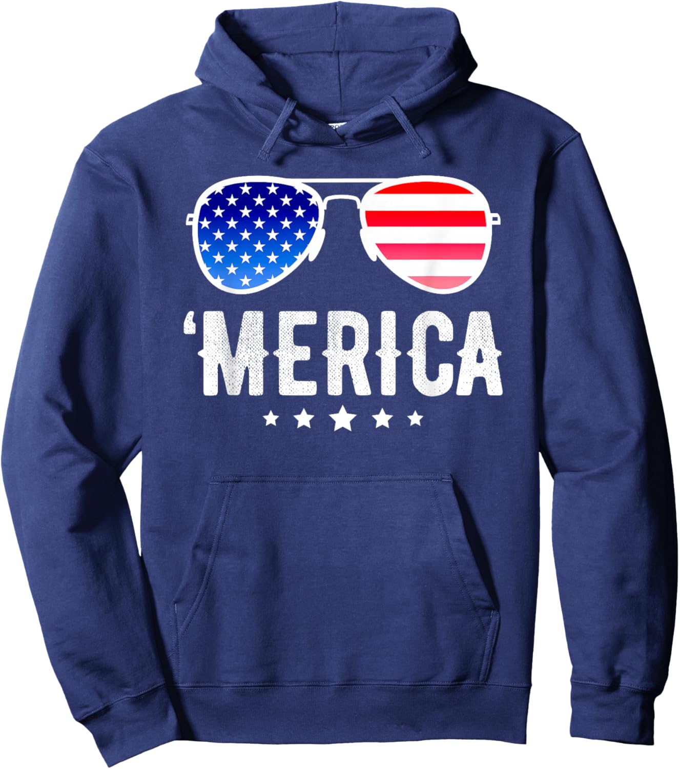 Funny American Flag Men Kids Boys Patriotic Fourth Small Hoodie - Hoodie | Navy