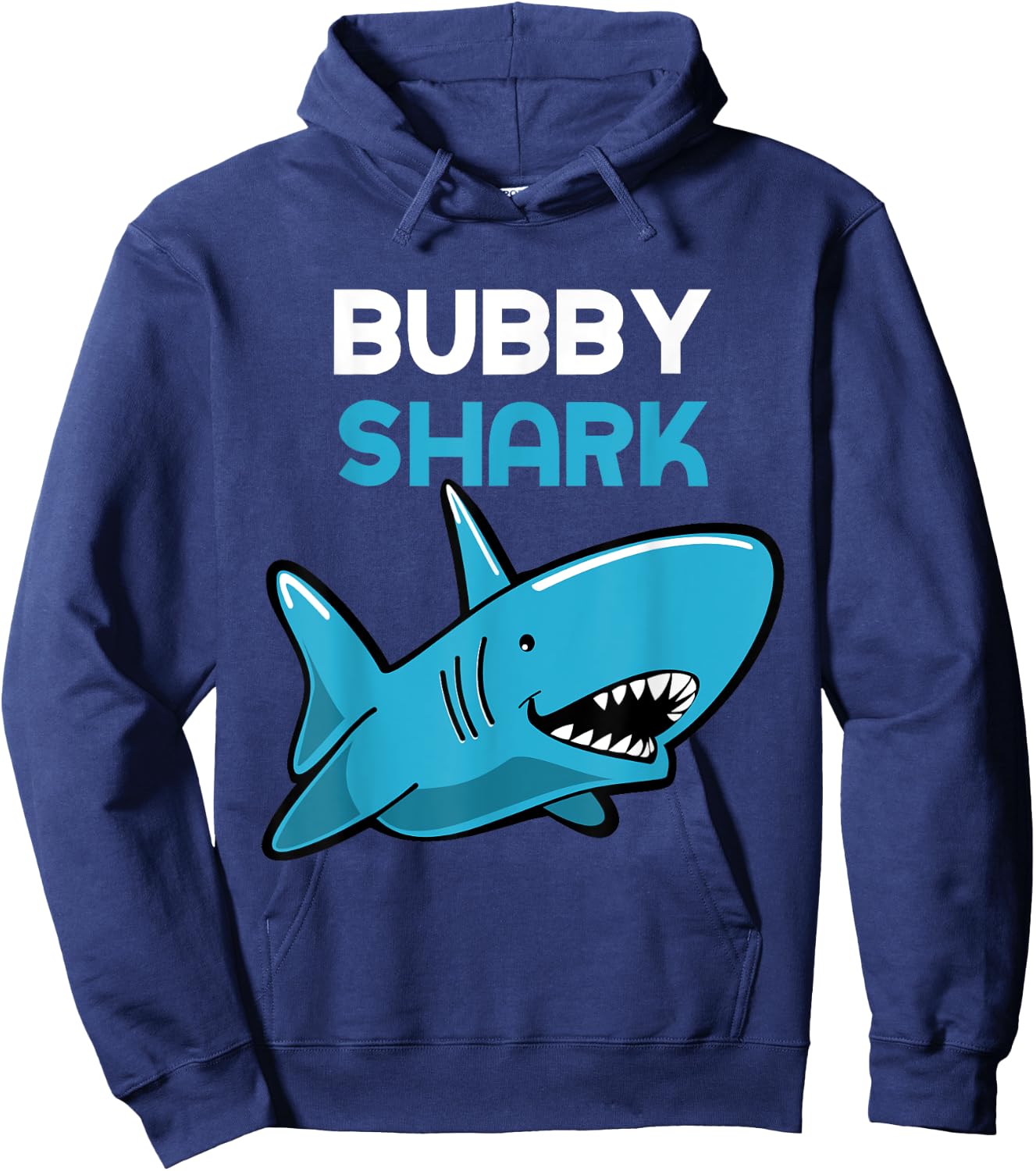 Bubby Shark Funny Family Hoodie - Hoodie | Navy