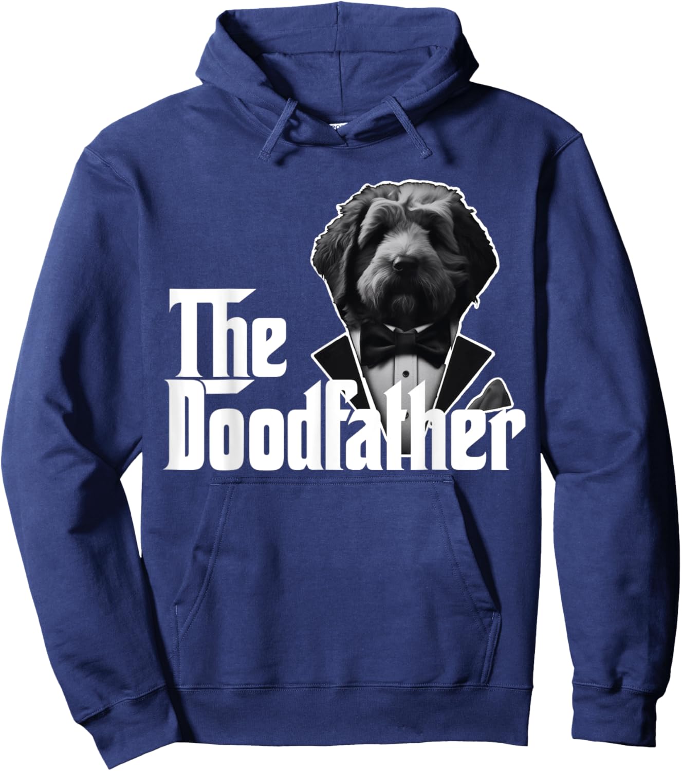 The Doodfather Golden Doodle for Doodle Dads Gift Hoodie - Hoodie | Navy