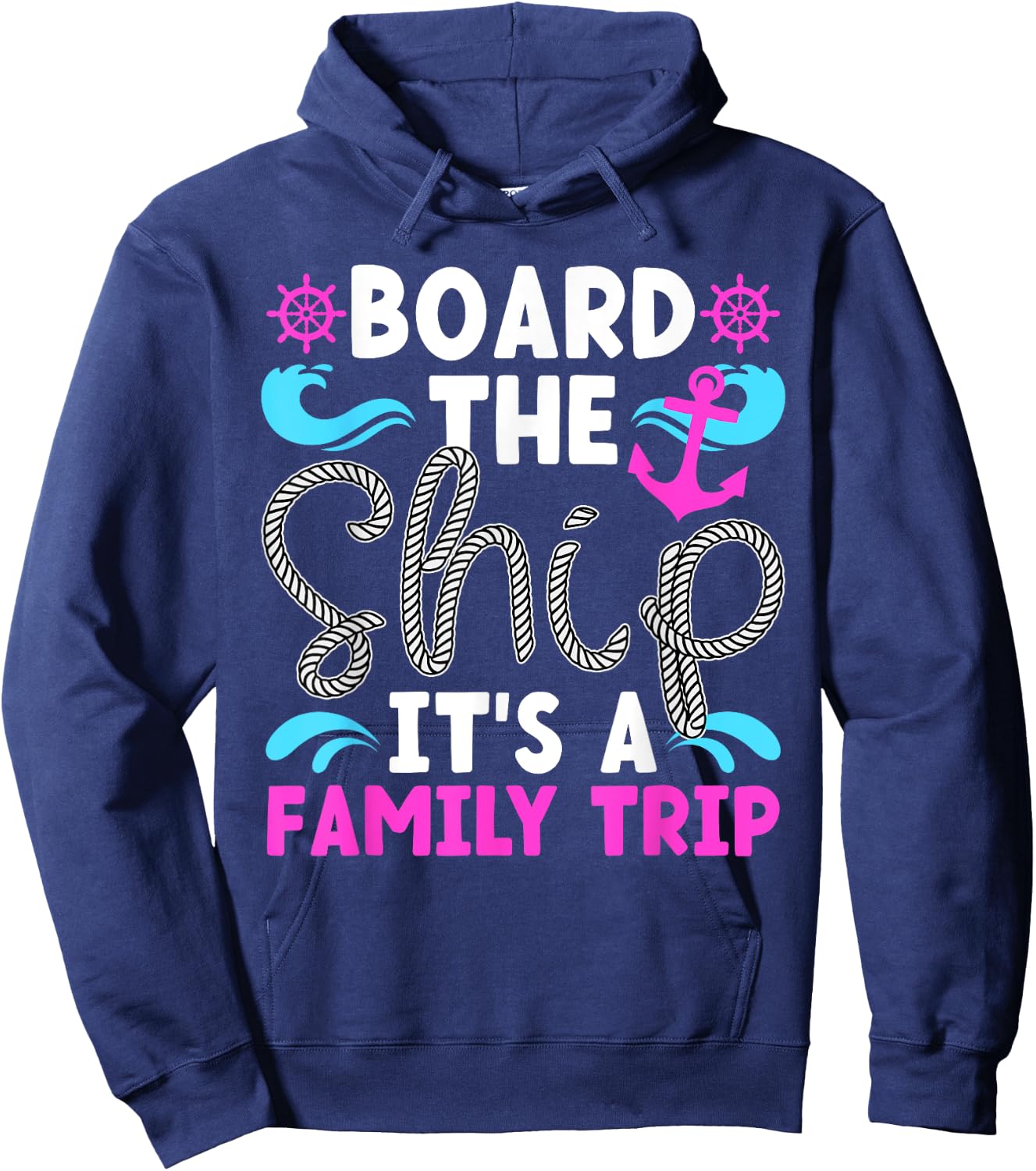 It's A Family Cruise Trip 2025 Family Cruising Vacation Hoodie - Hoodie | Navy