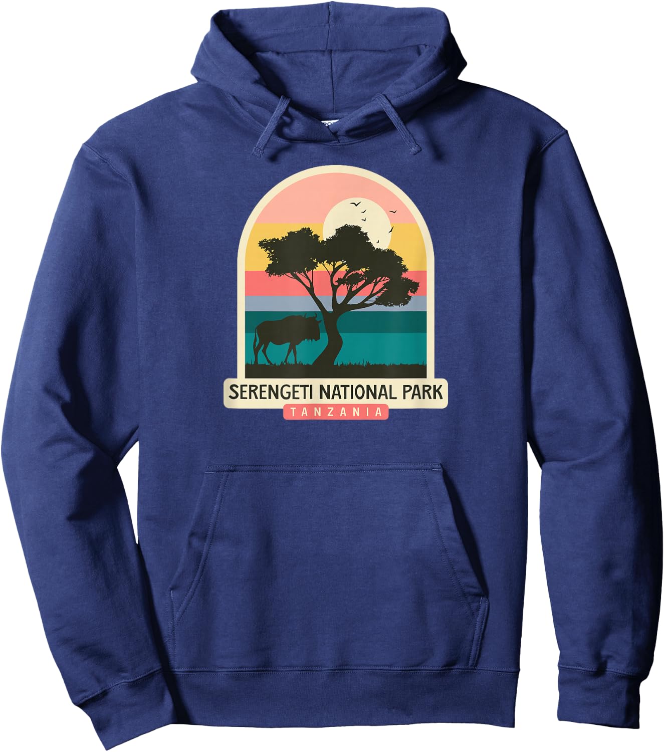 Serengeti National Park - Tanzania Hoodie - Hoodie | Navy