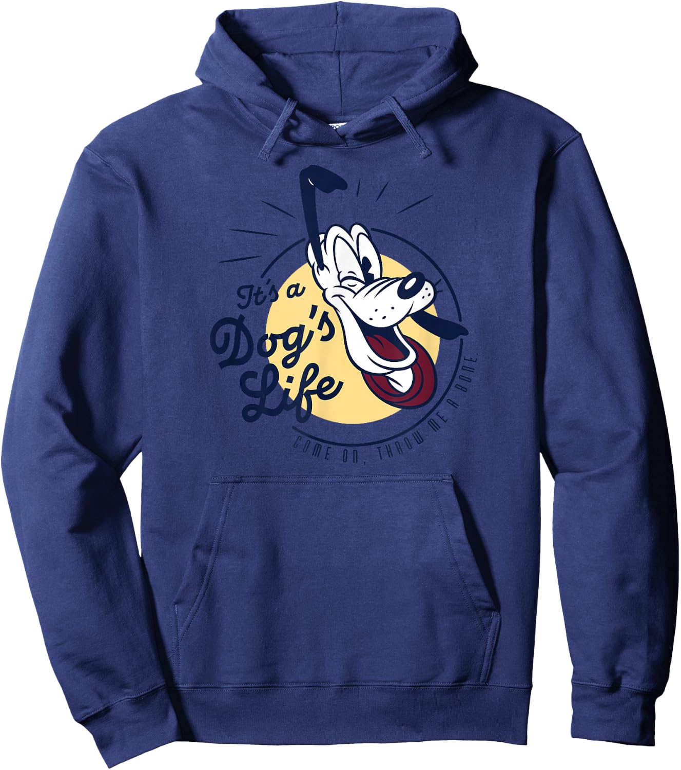 Disney Pluto It’s a Dog’s Life Retro Vintage Hoodie - Hoodie | Navy