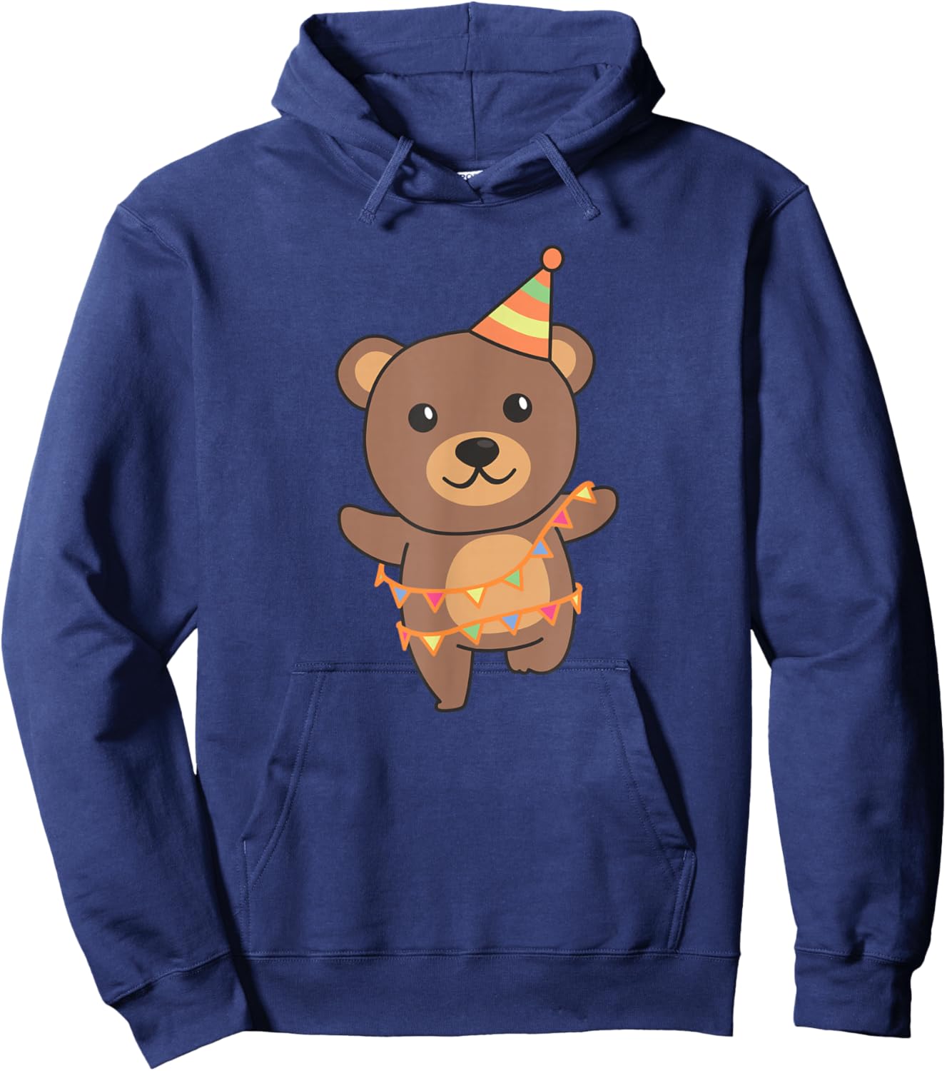 Birthday Bear for Children, Birthday Bear Hoodie - Hoodie | Navy