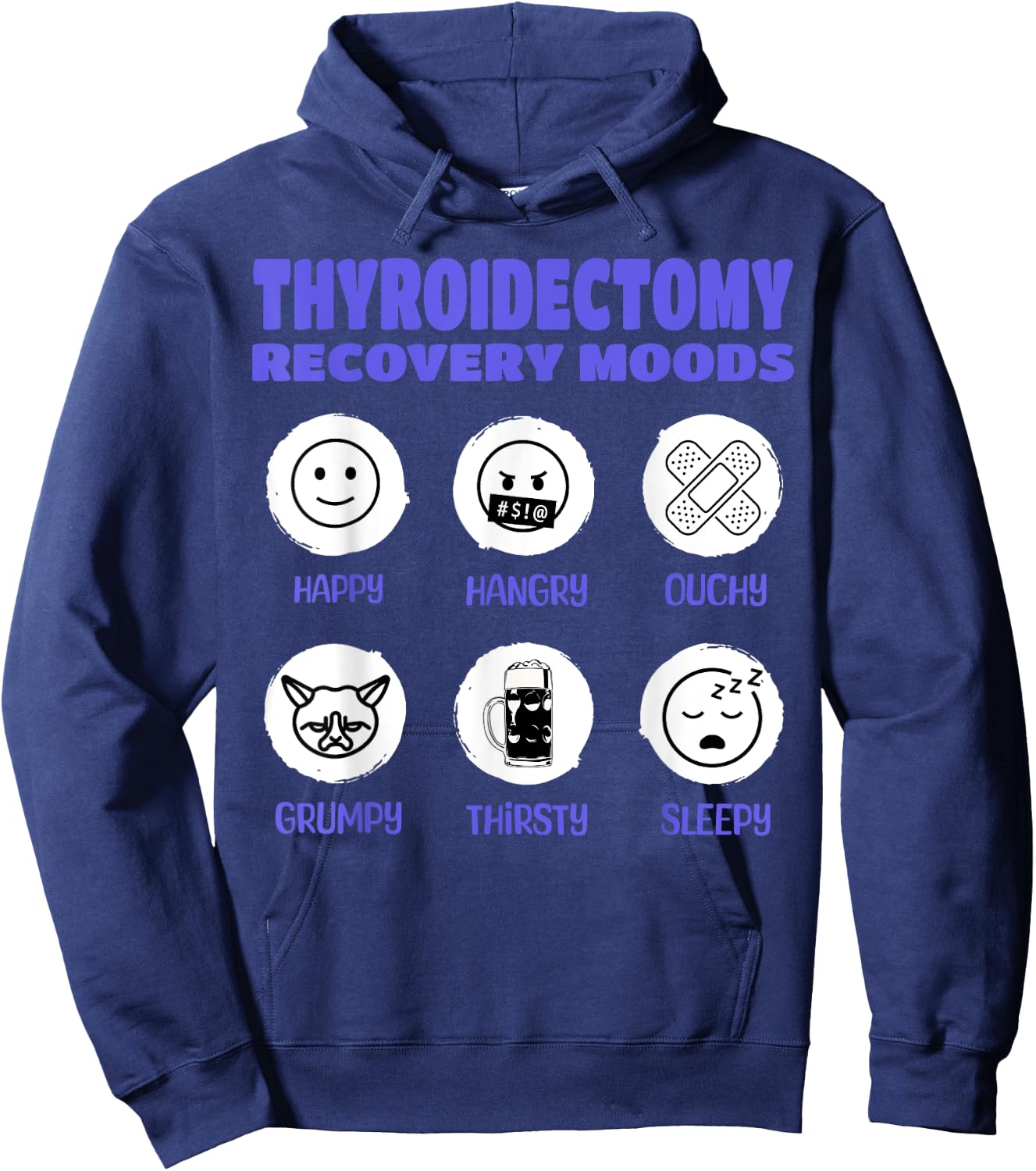 Funny Thyroidectomy And Thyroid Removal Surgery Hoodie - Hoodie | Navy