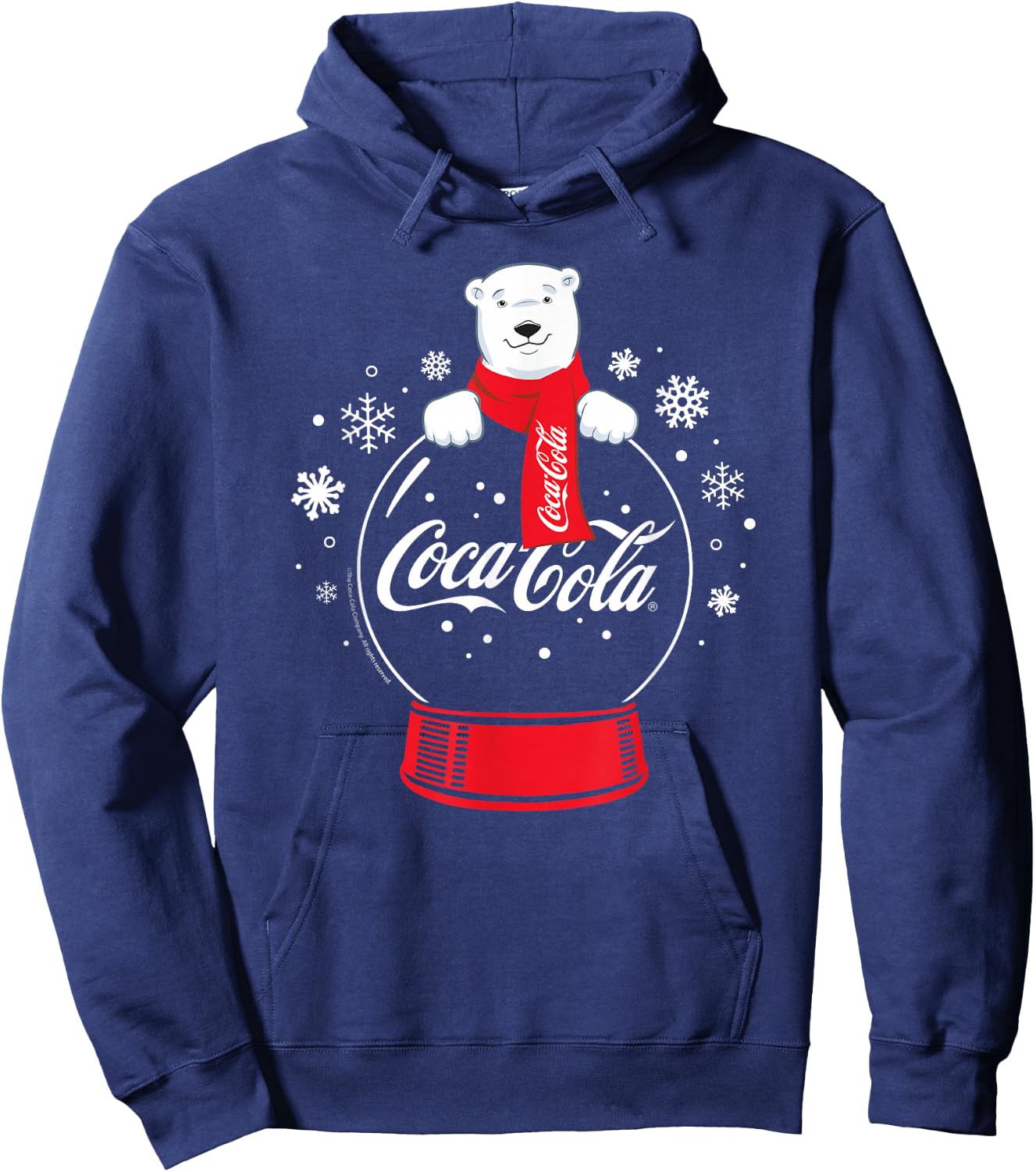 Coca-Cola - Polar Bear Snowglobe Hoodie - Hoodie | Navy