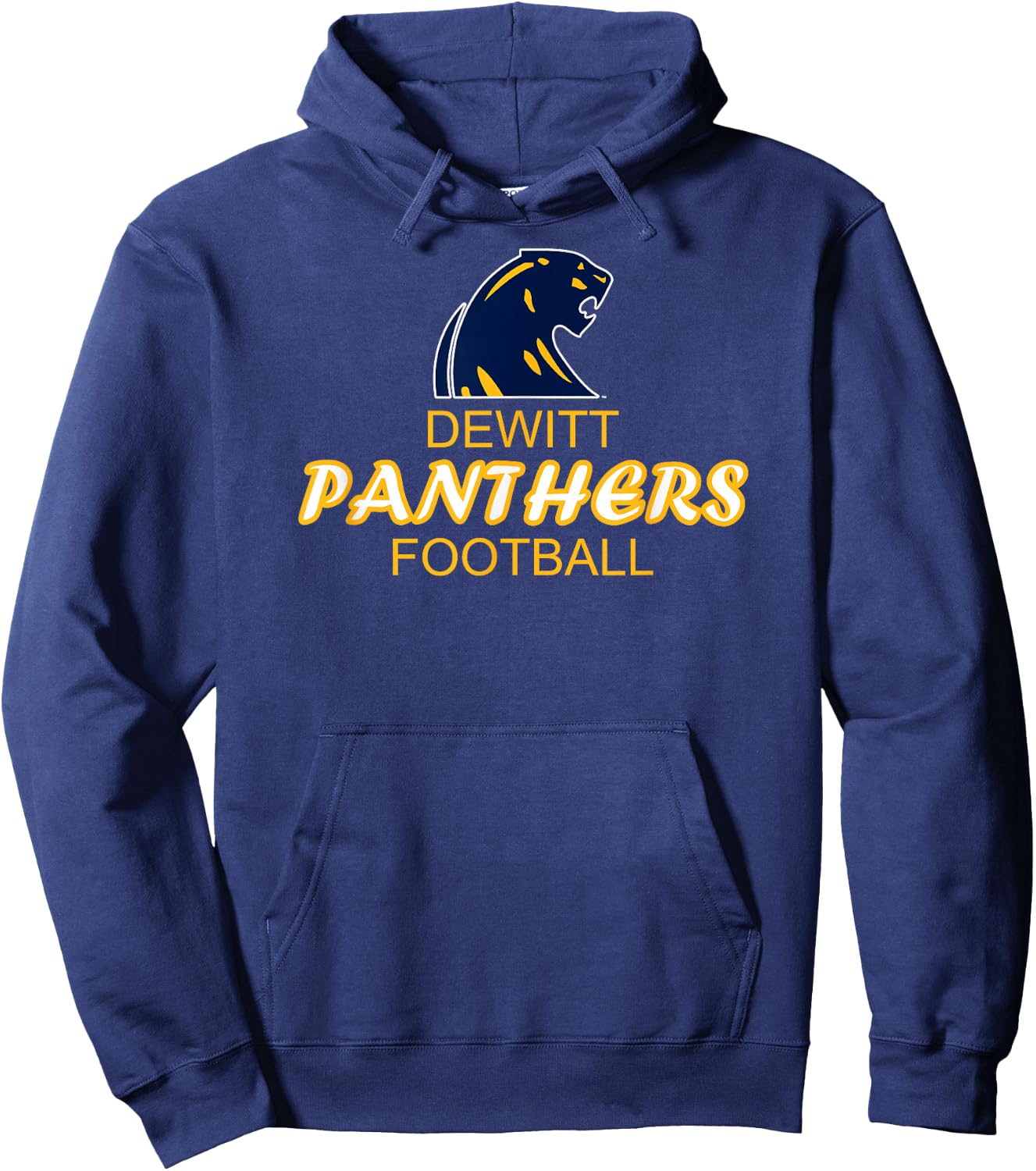 DeWitt High School Panthers Football Hoodie - Hoodie | Navy