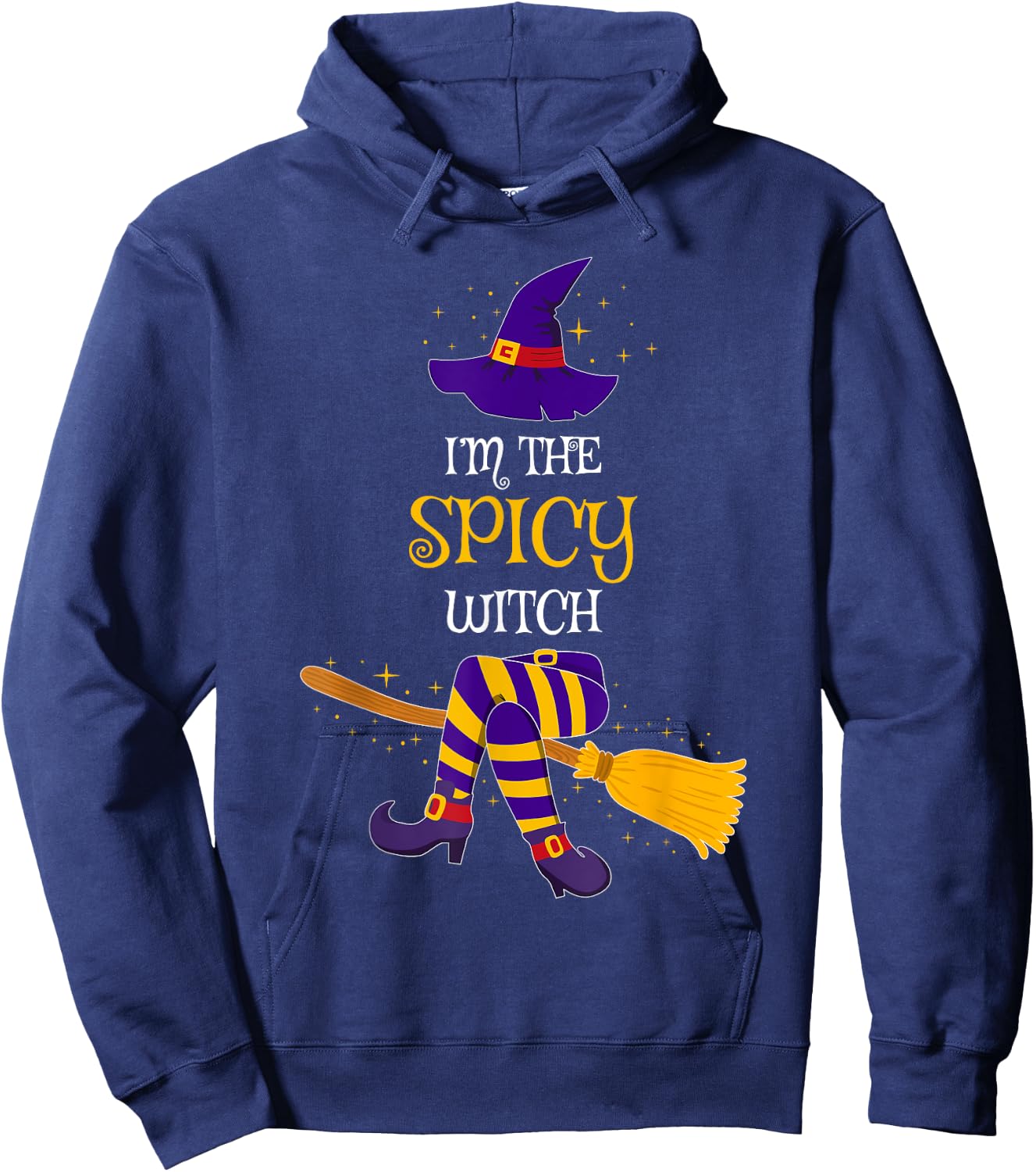 I’m The Spicy Witch Family Matching Costume Halloween Hoodie - Hoodie | Navy