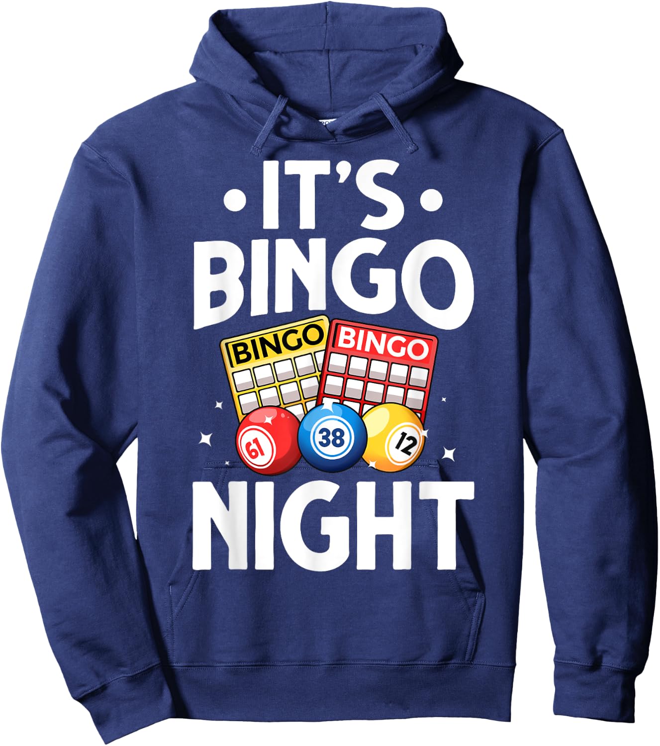 Cute Bingo Design Women Bingo Lovers Casino Gambling Hoodie - Hoodie | Navy