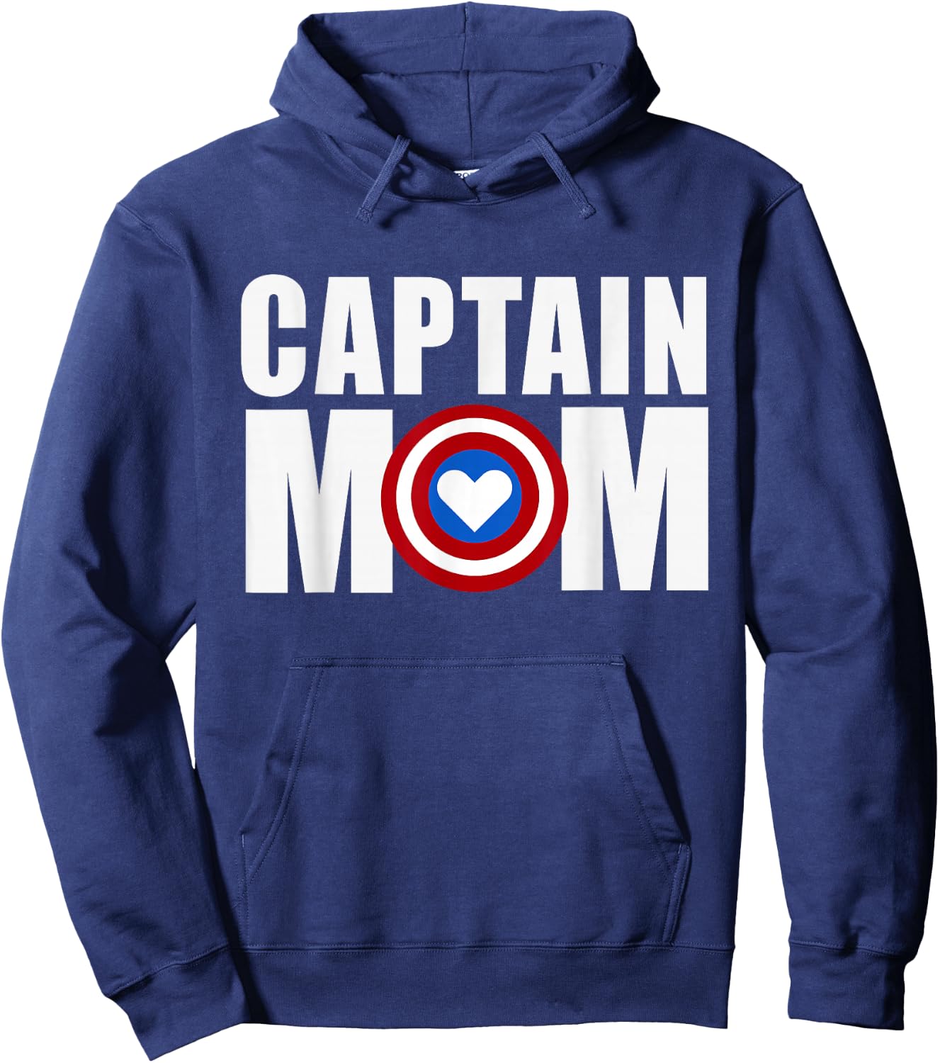 Funny Captain Mom Superhero Mother's Day 2022 Small Hoodie - Hoodie | Navy