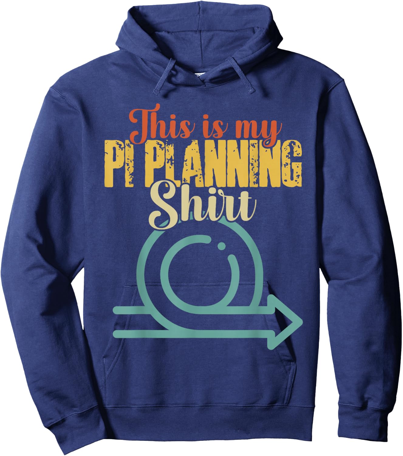 This is my PI Planning Shirt Scrum Agile Kanban Scaled Agile Hoodie - Hoodie | Navy