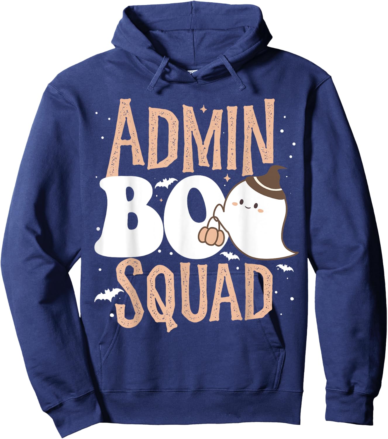 Funny Cute Halloween School Admin BOO Squad Costume Hoodie - Hoodie | Navy